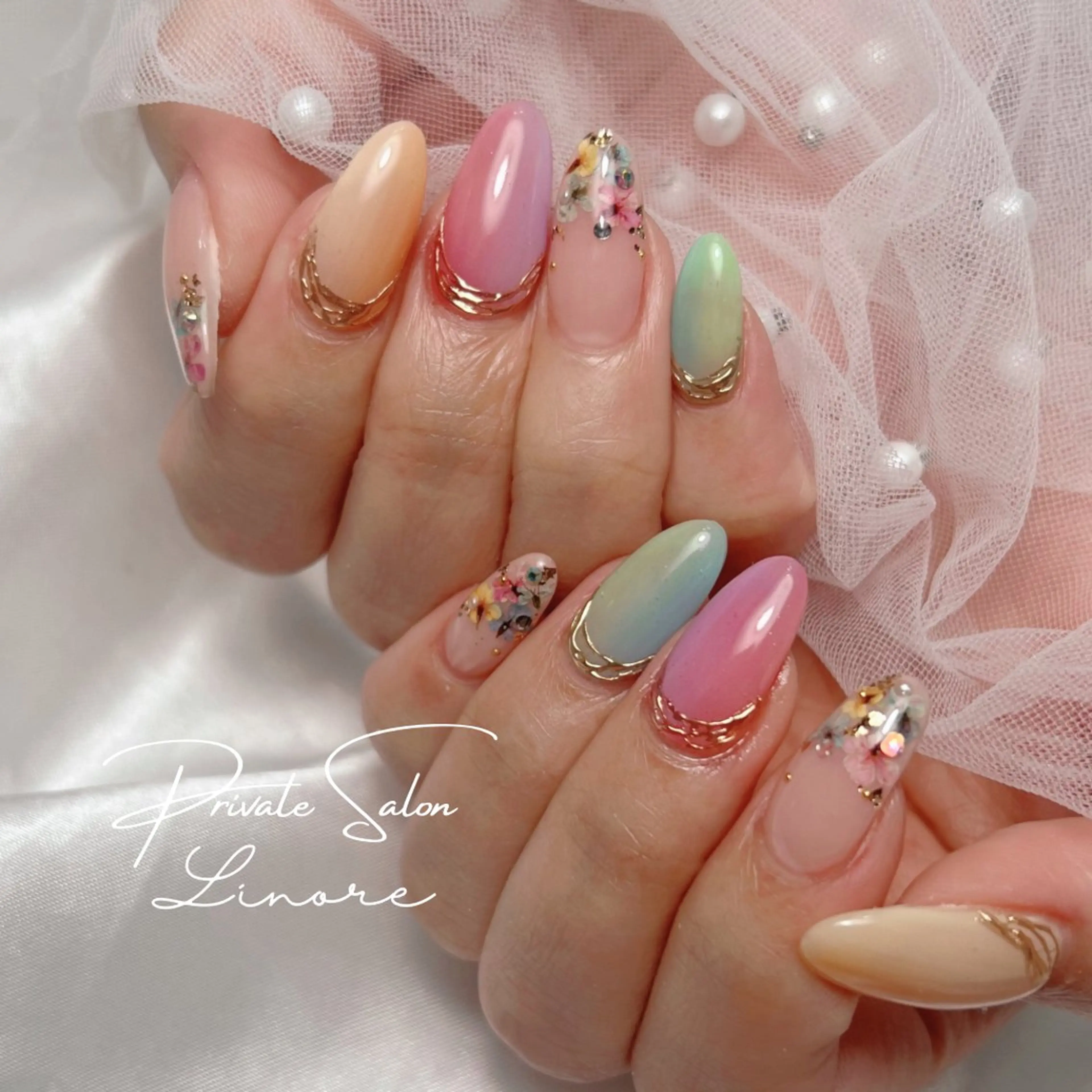 ネイル ハンドネイル nail salon -Linore-のネイルデザイン