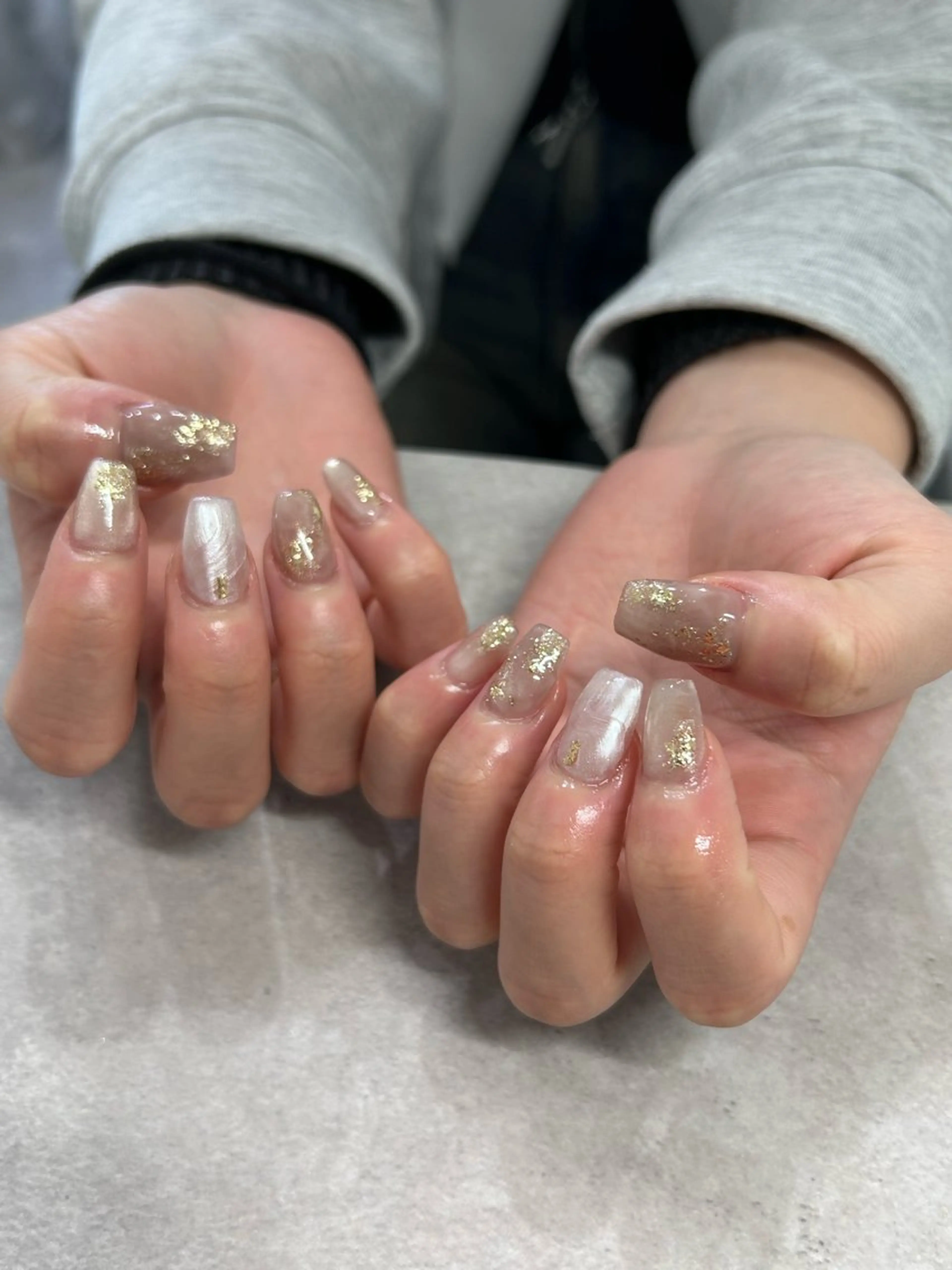ネイル ニュアンスネイル Ray. byCharmeのネイルデザイン