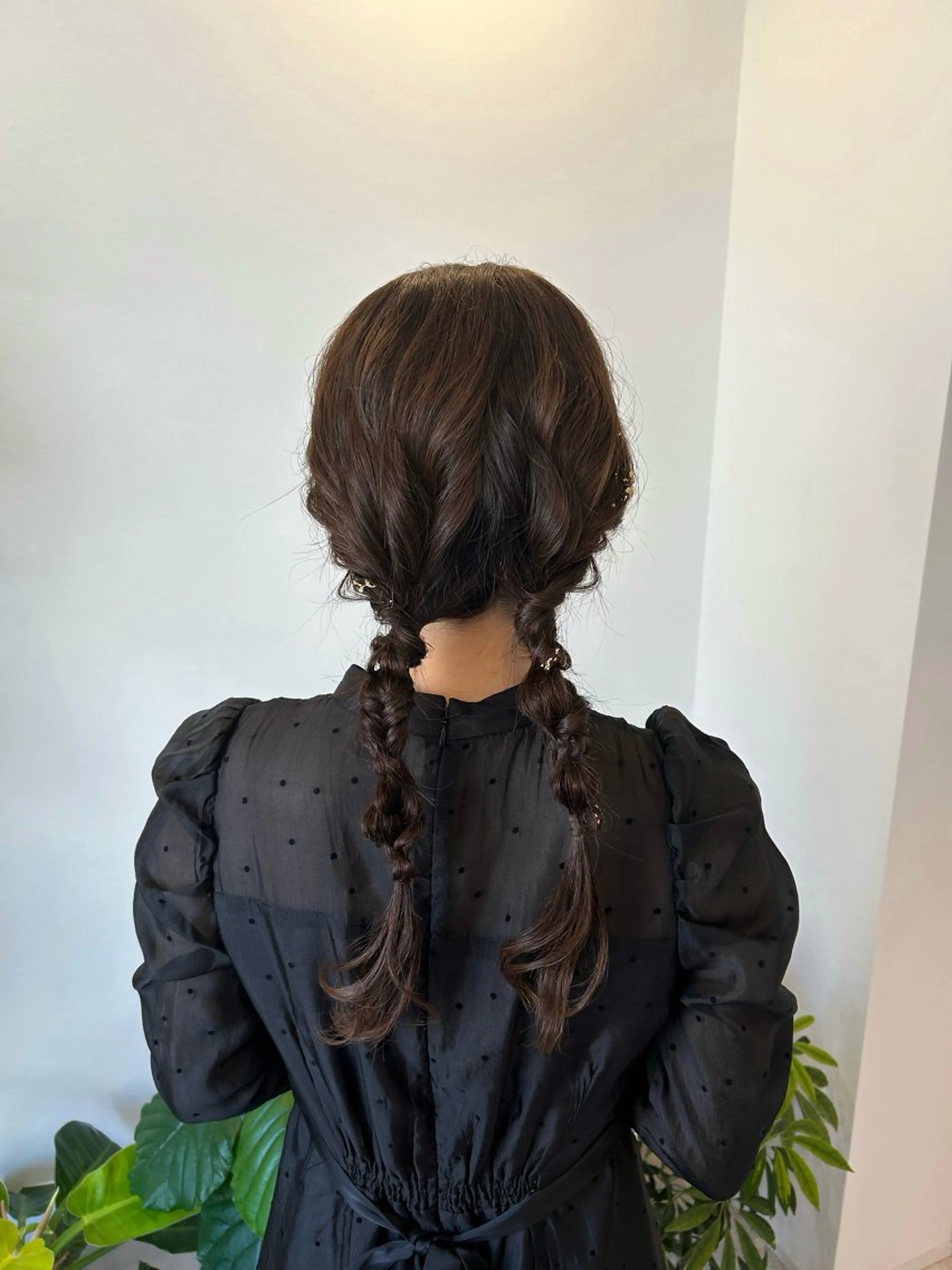 ヘアアレンジ ヘアセット FILMS haru 暖色カラーのヘアスタイル