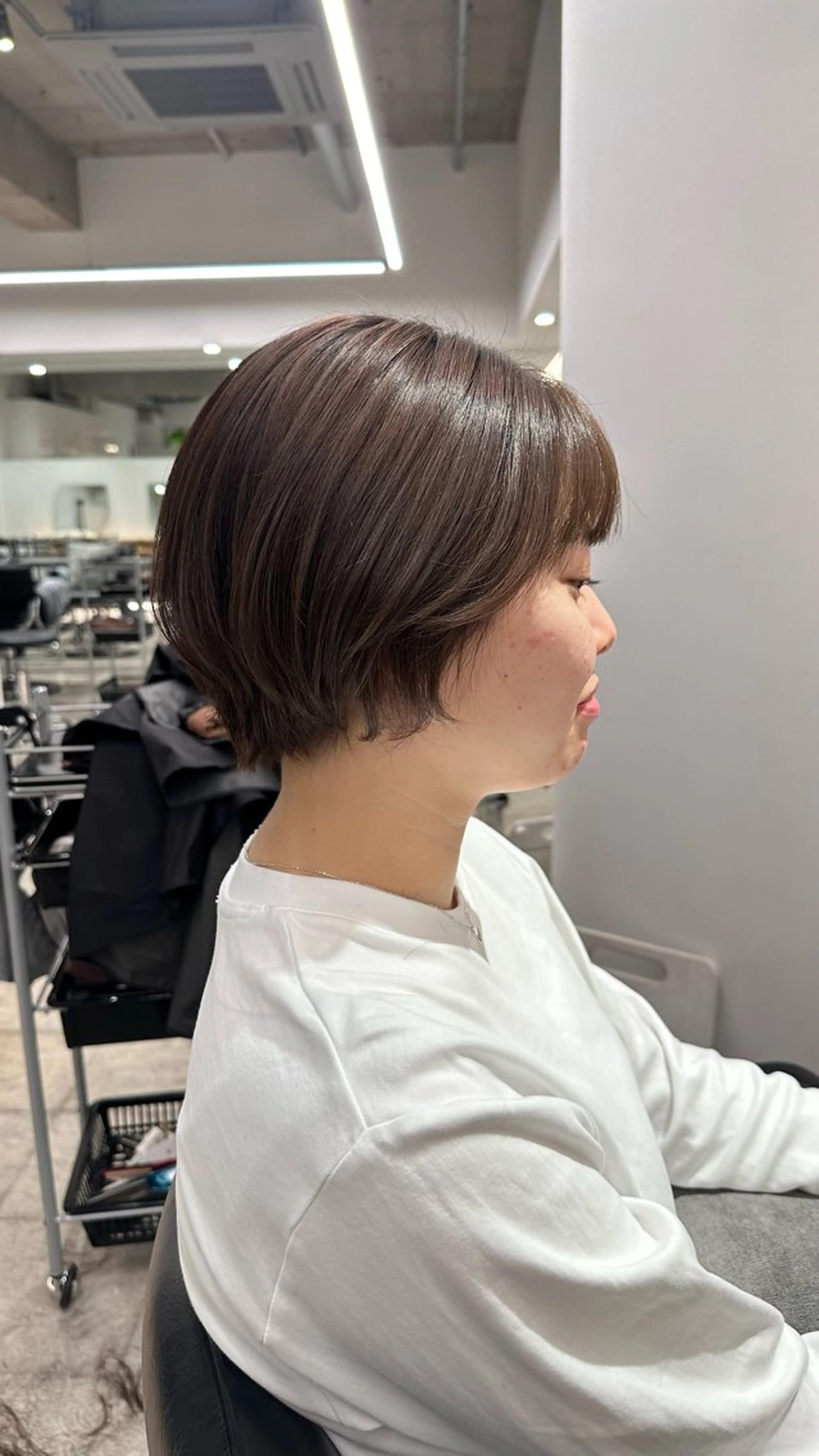 ショート ショートヘア あいこ/レイヤー カット🌷蔵前のヘアスタイル