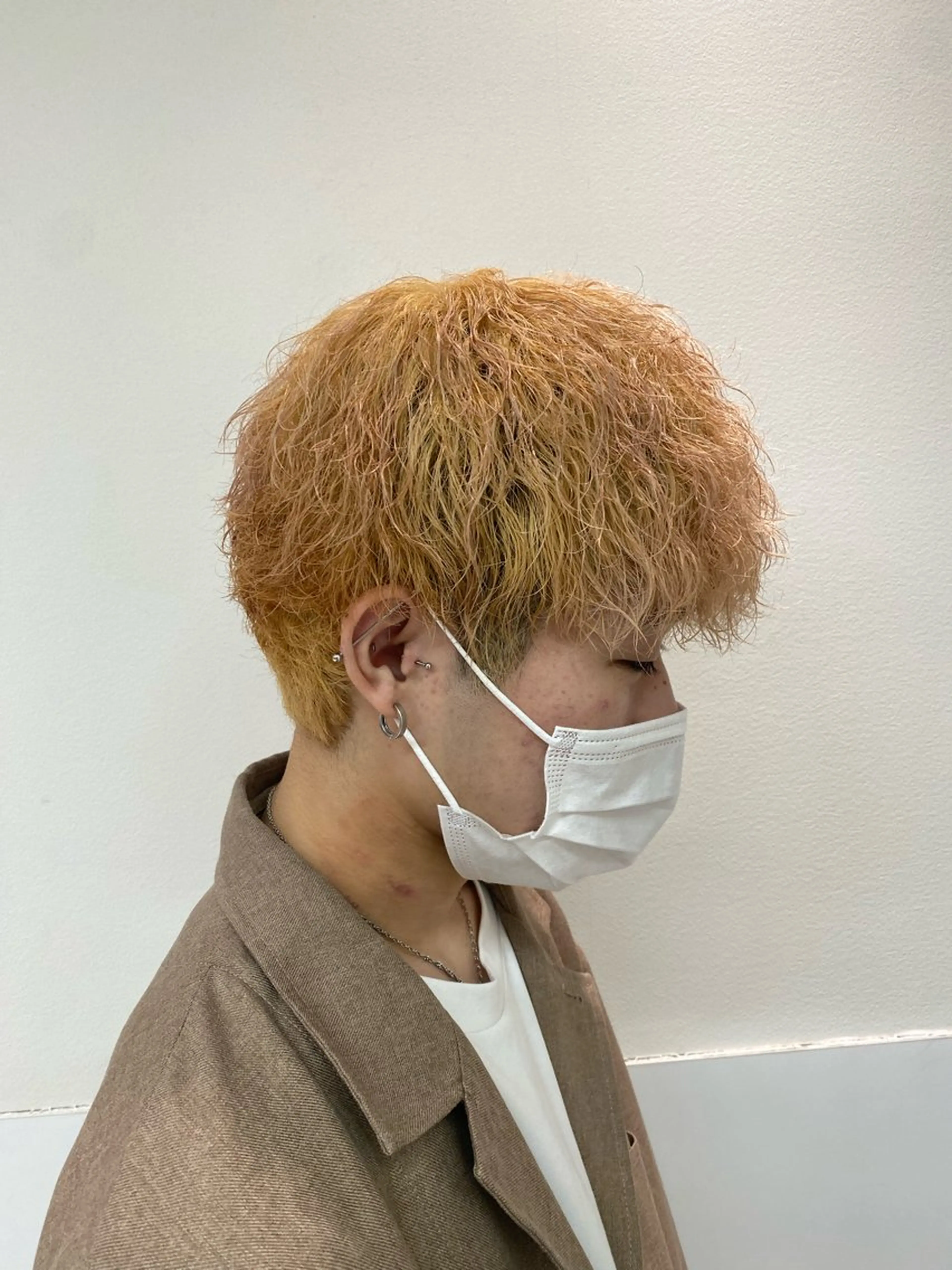 パーマ メンズ カットモデル募集中 ジャスのヘアスタイル