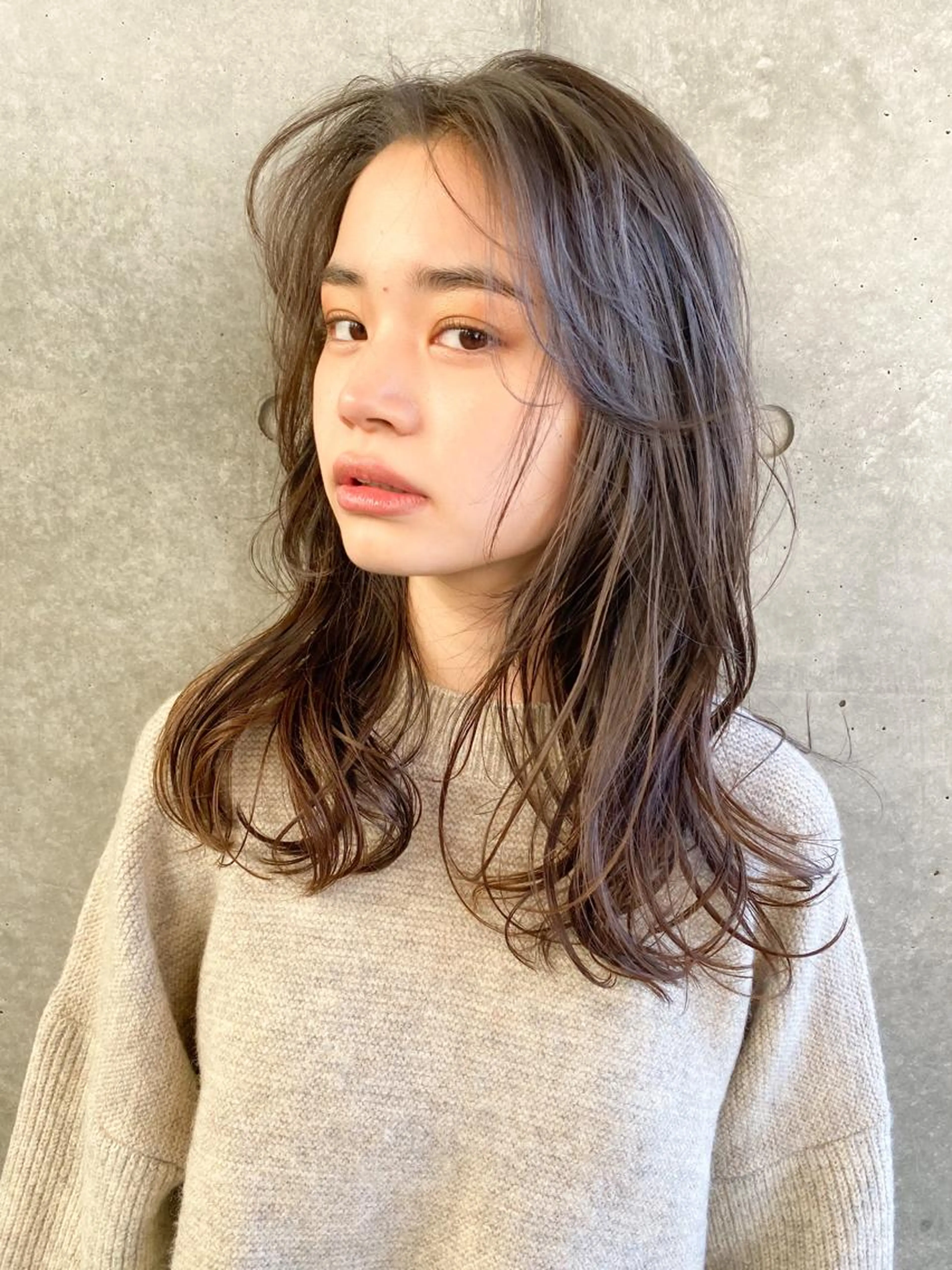 🌿束感，透明感、似合わせカットワンカラー🌿の写真