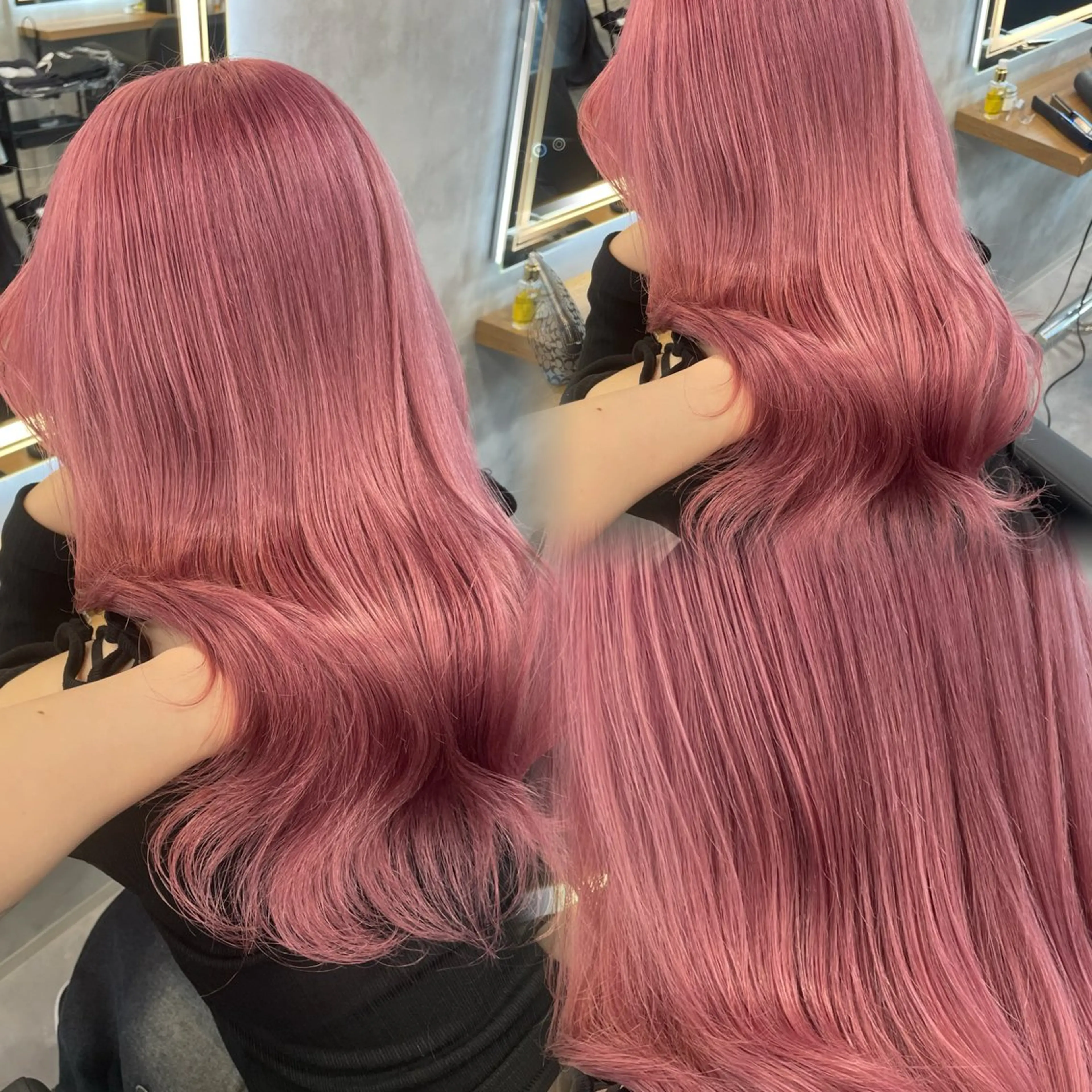 ロング カラー ヘアカラー トリートメント 透明感カラー/推しカ ラー☁️JURAのヘアスタイル