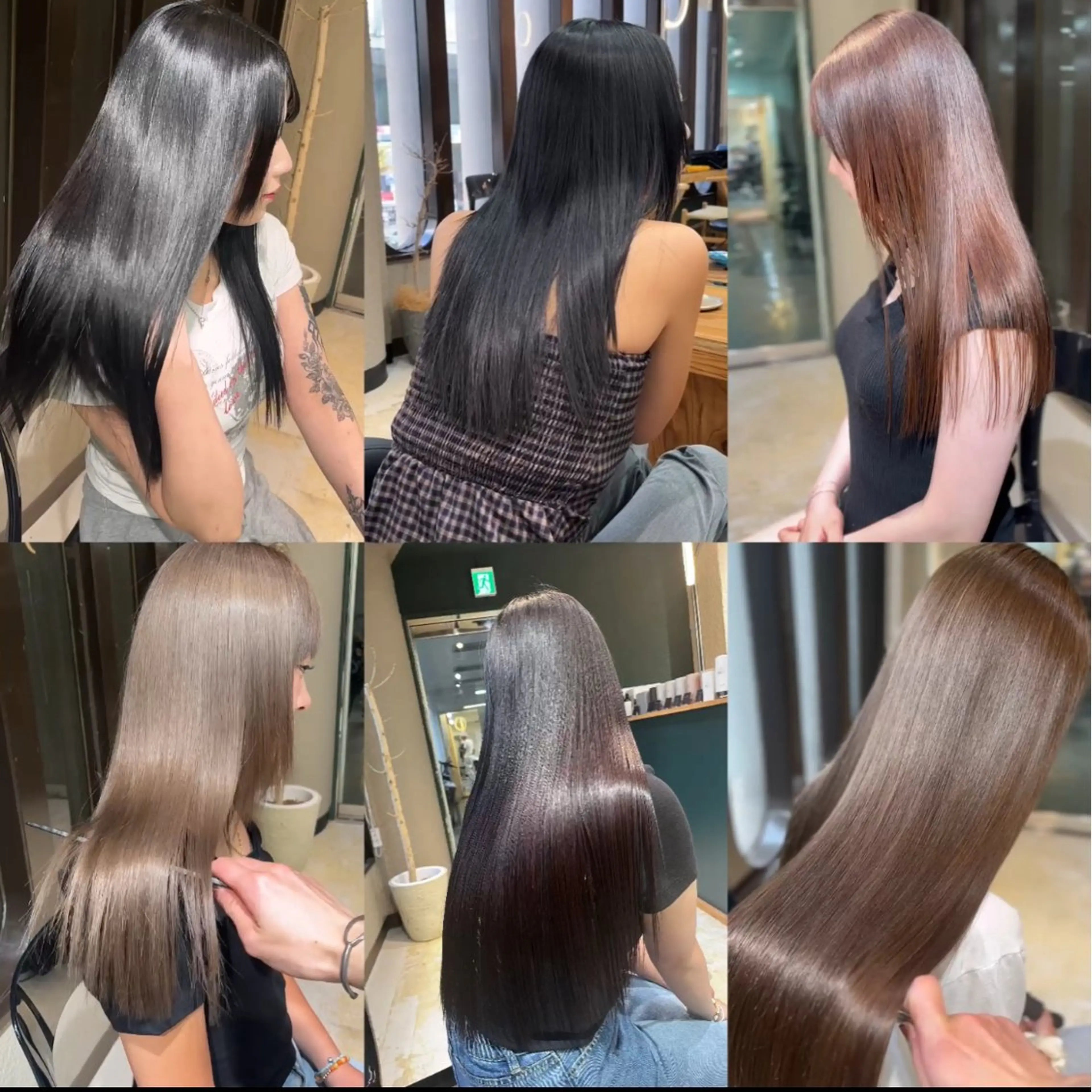 カット 縮毛矯正 トリートメント 💖艶髪ブリーチ髪質 改善💖ケンシンのヘアスタイル
