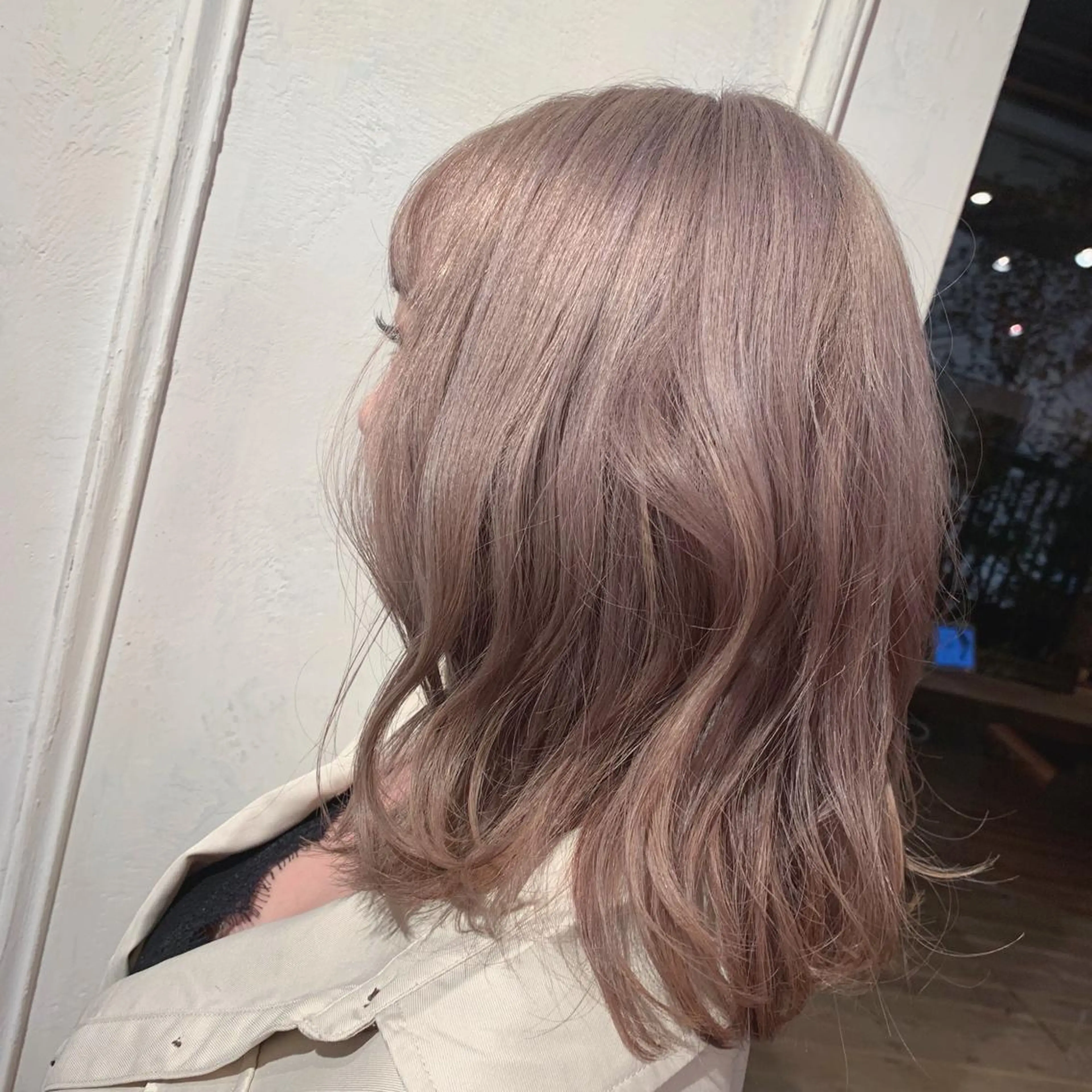 カラー ダブルカラー 銀座🤍ボブ/ ミディアム/佐野夢美のヘアスタイル