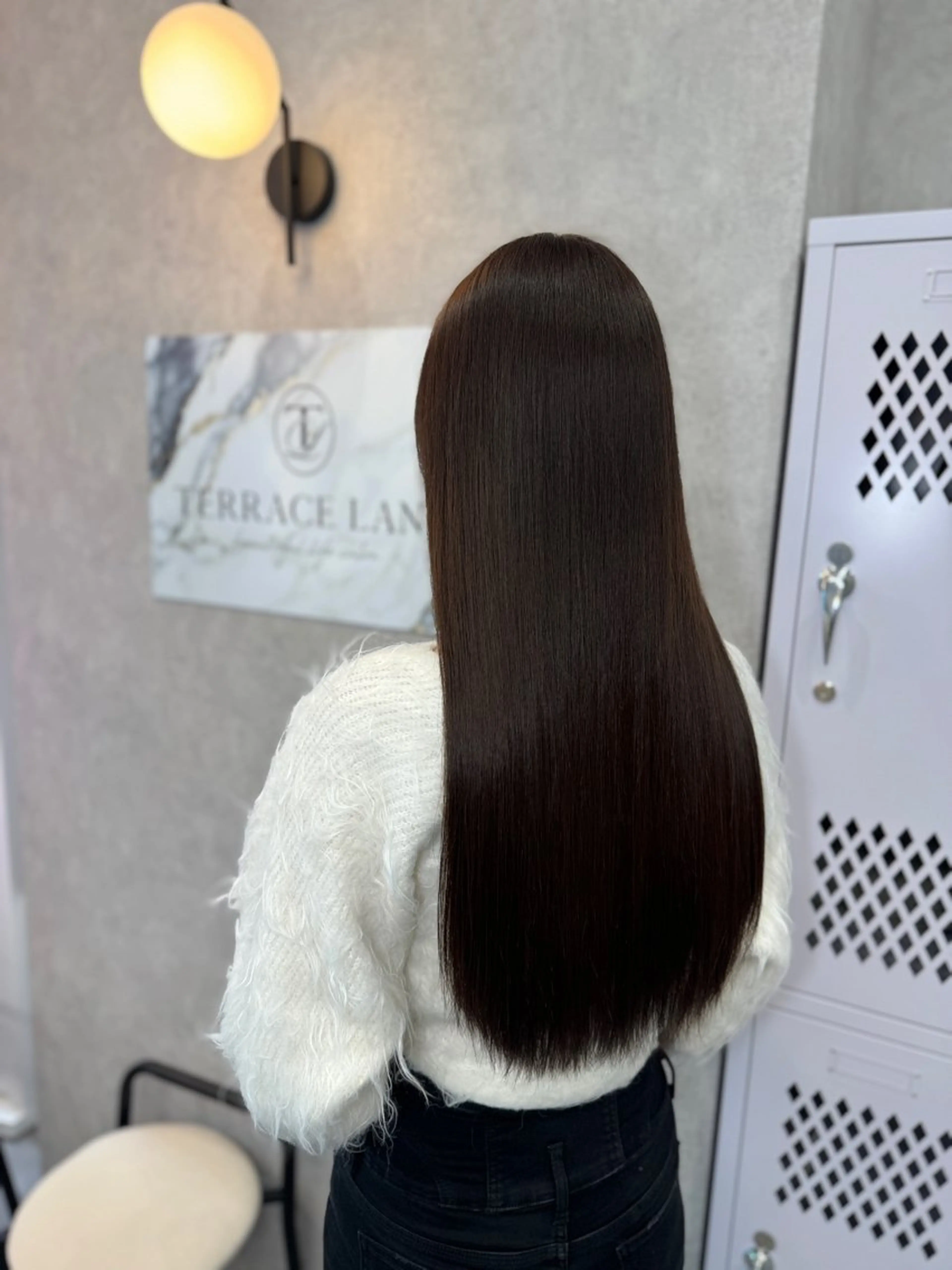 ロング 縮毛矯正 トリートメント TERRACE LAND所属・杉山永 船橋✖️髪質改善🫧のヘアスタイル