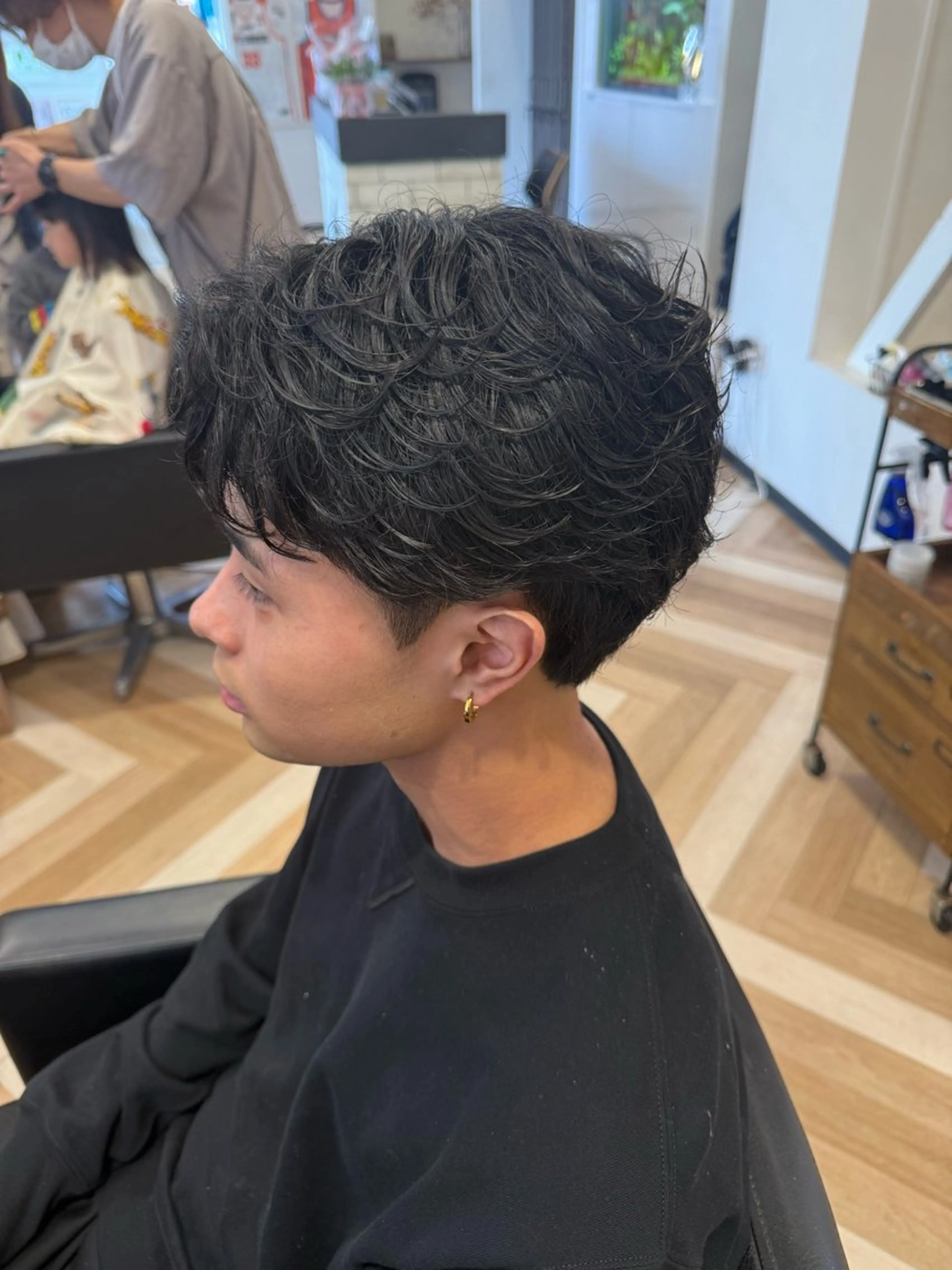 メンズ メンズパーマ カット 剣持 快吏ARISEのヘアスタイル