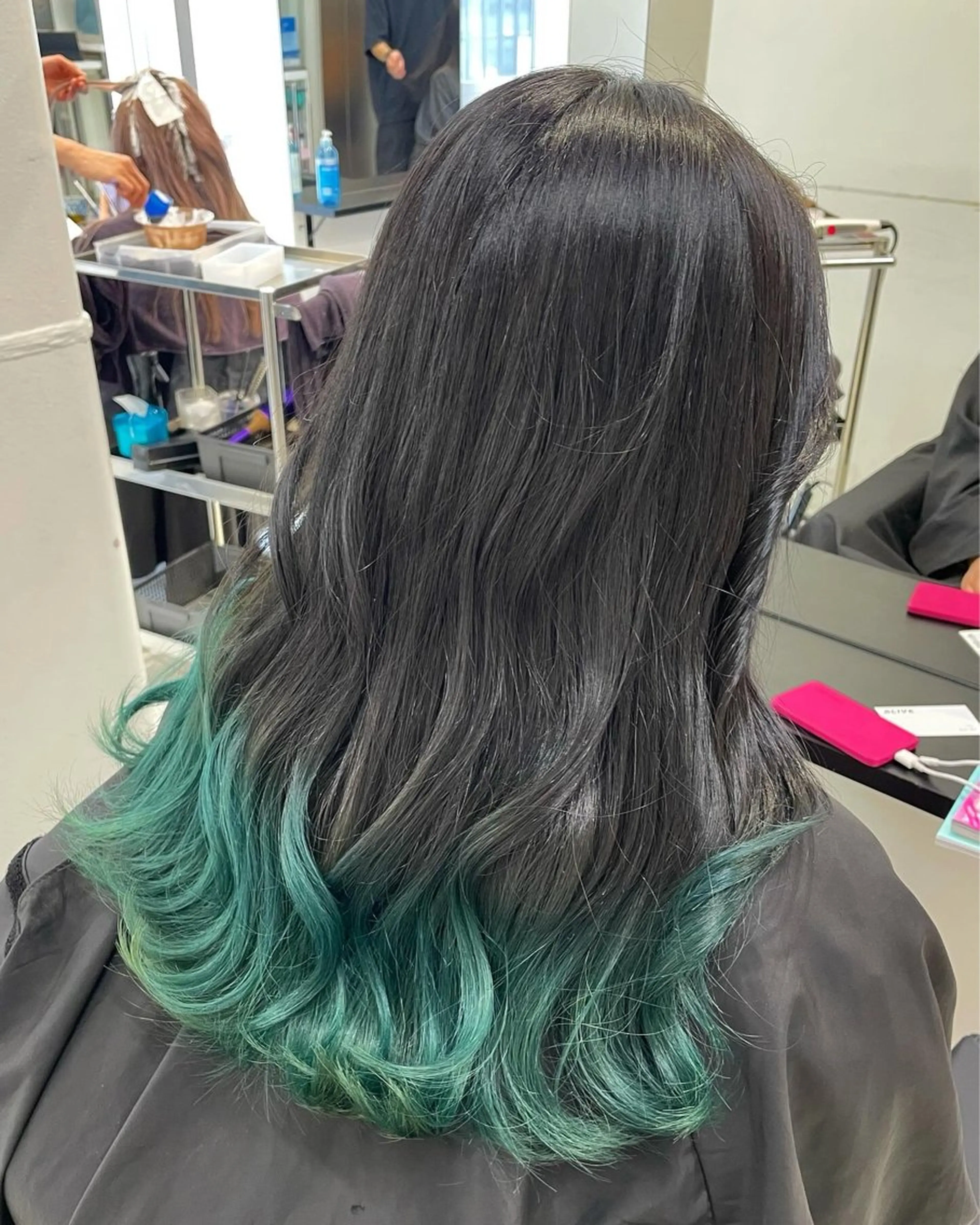 ロング ヘアカラー トリートメント ヘアセット Rikuto/原宿 /グラデーションのヘアスタイル