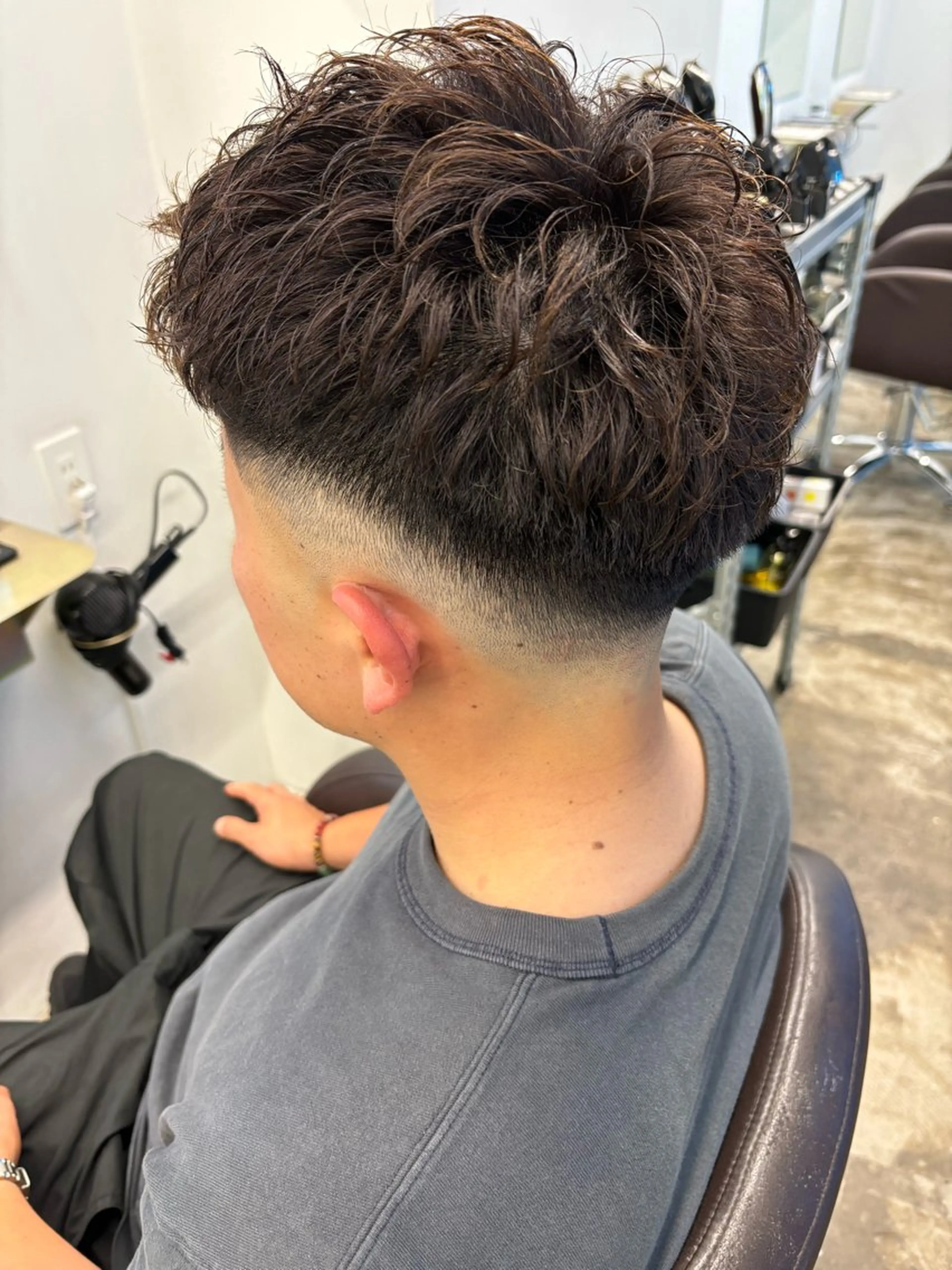 ショート ショートヘア UNSER prod by THE DAY所属・人見 風斗のヘアスタイル