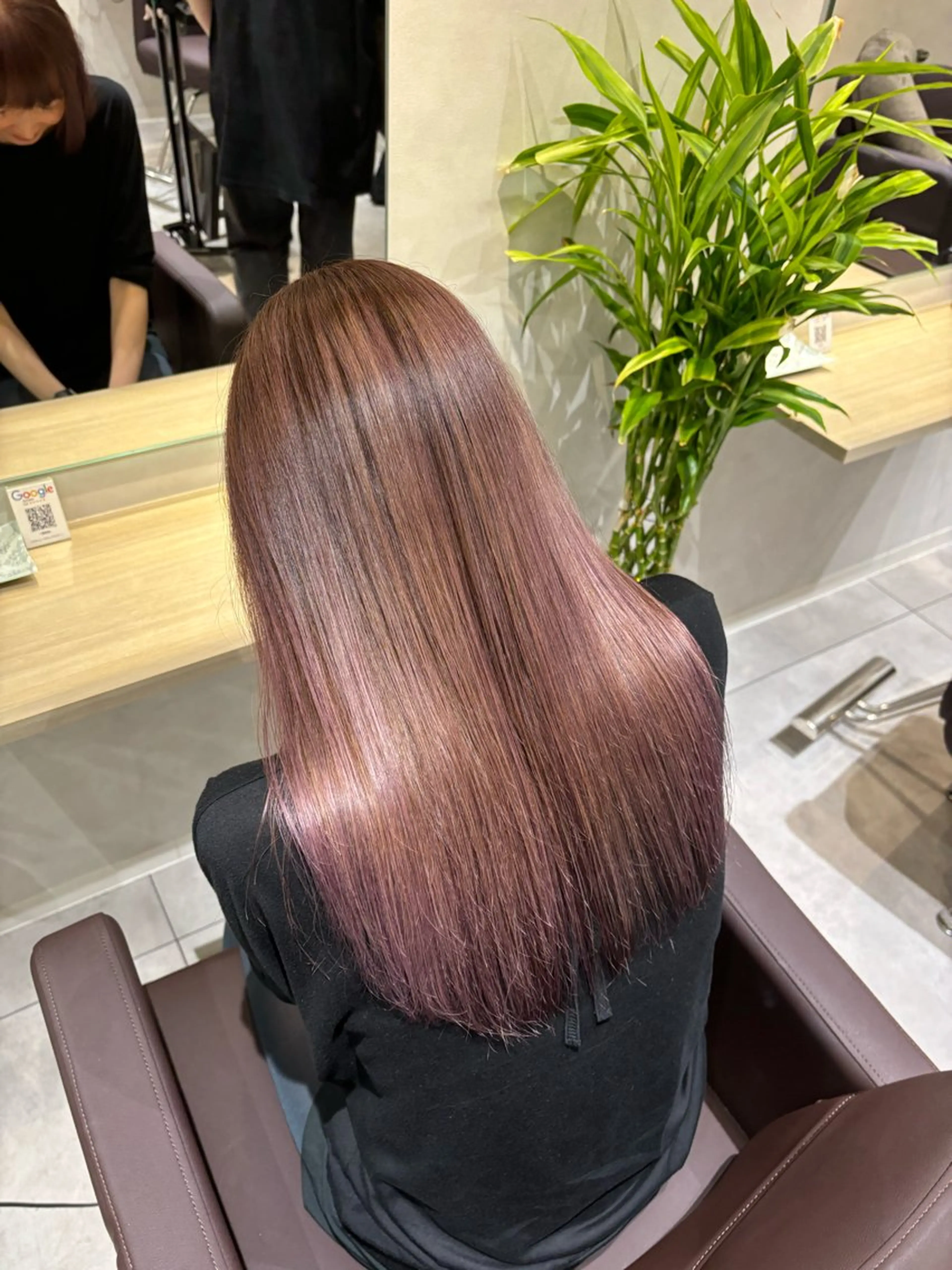 カラー バレイヤージュ ブリーチ 池野 琴乃のヘアスタイル