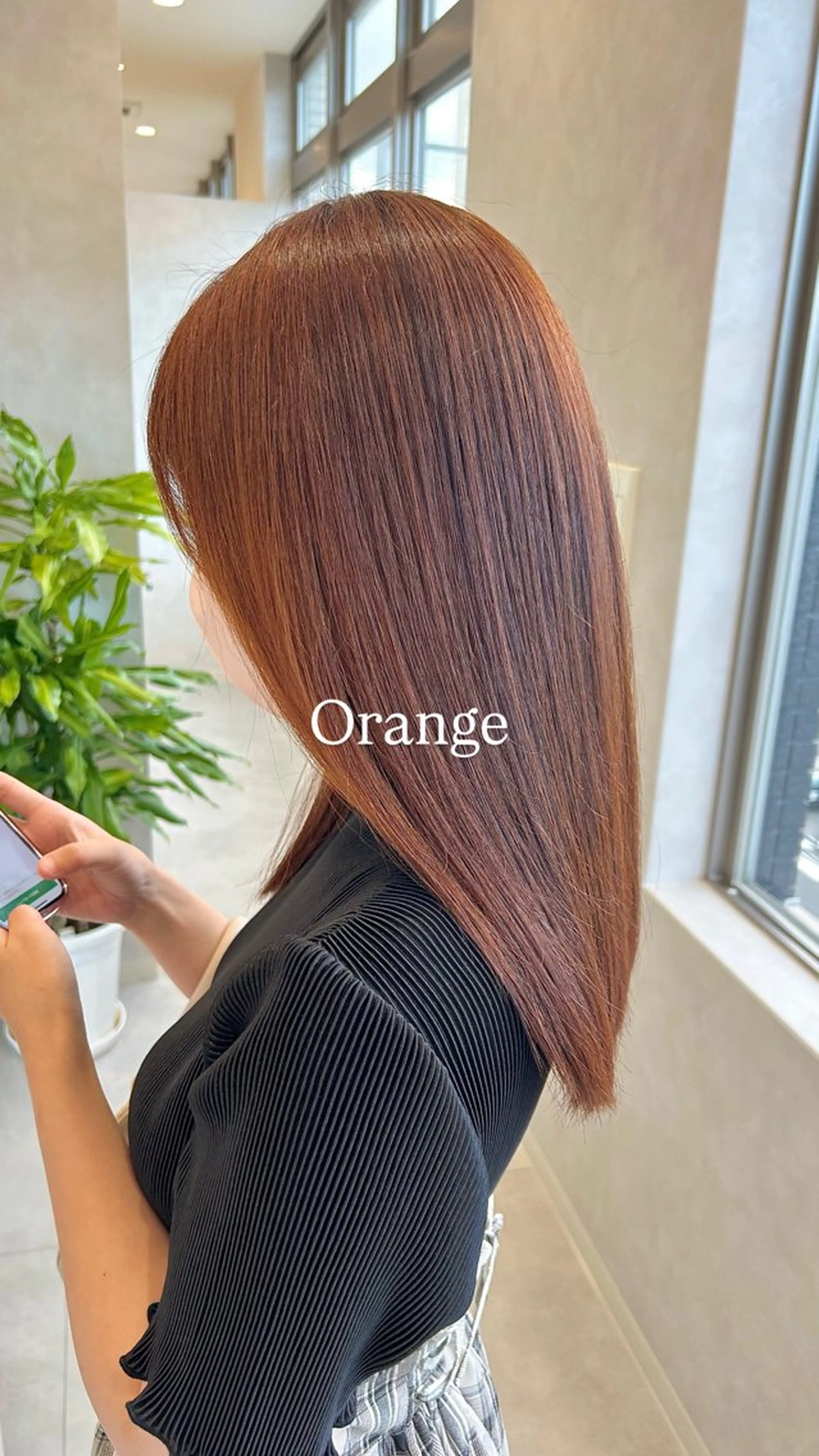 ロング ピンクブラウン 髪質改善 カット ヘアカラー トリートメント ヘッドスパ Eleanor枚方店 店長　飛鳥　薫のヘアスタイル