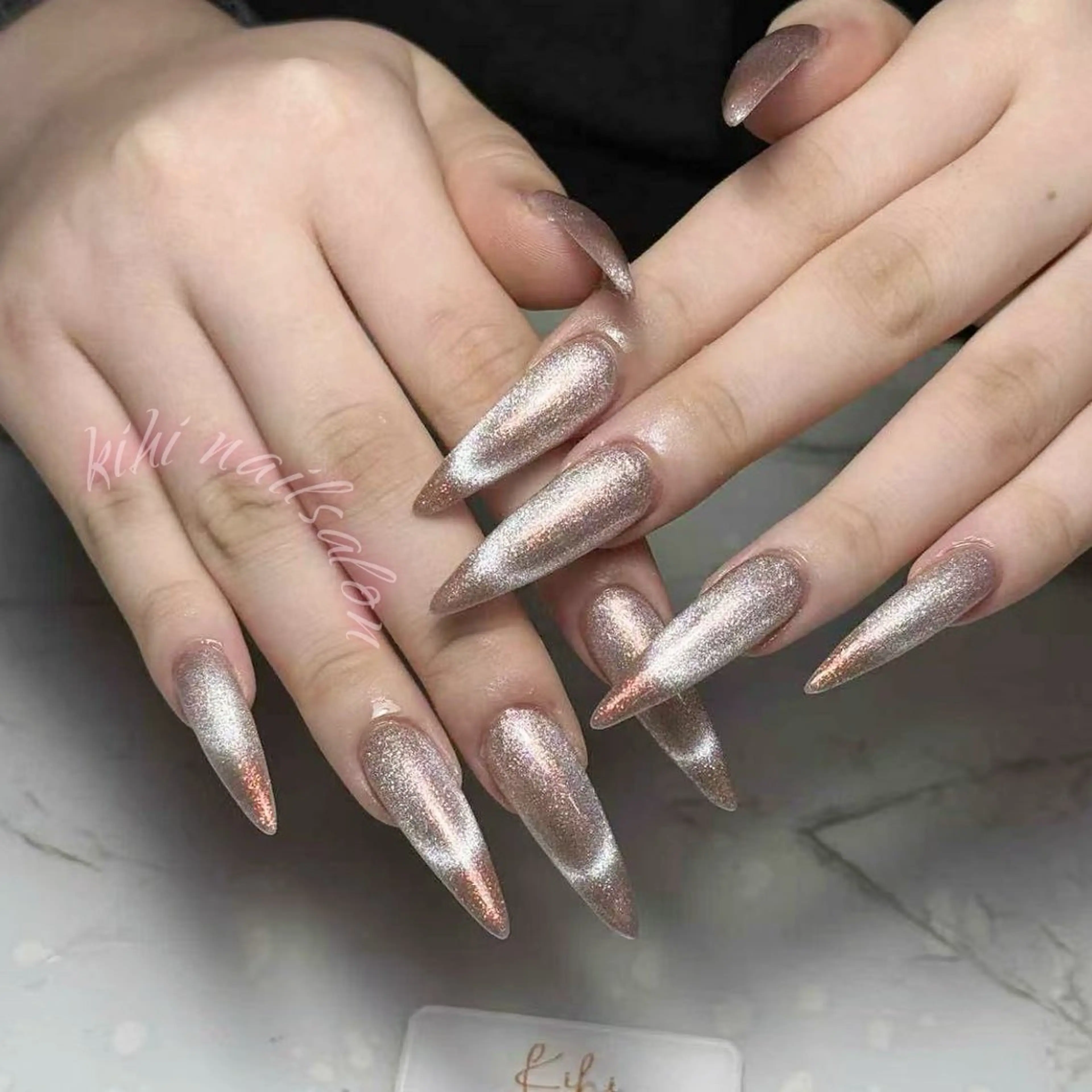 ネイル アートネイル フレンチネイル ジェルネイル グラデーション 韓国ネイル ハンドネイル Nail Salon Kihi さくらのネイルデザイン
