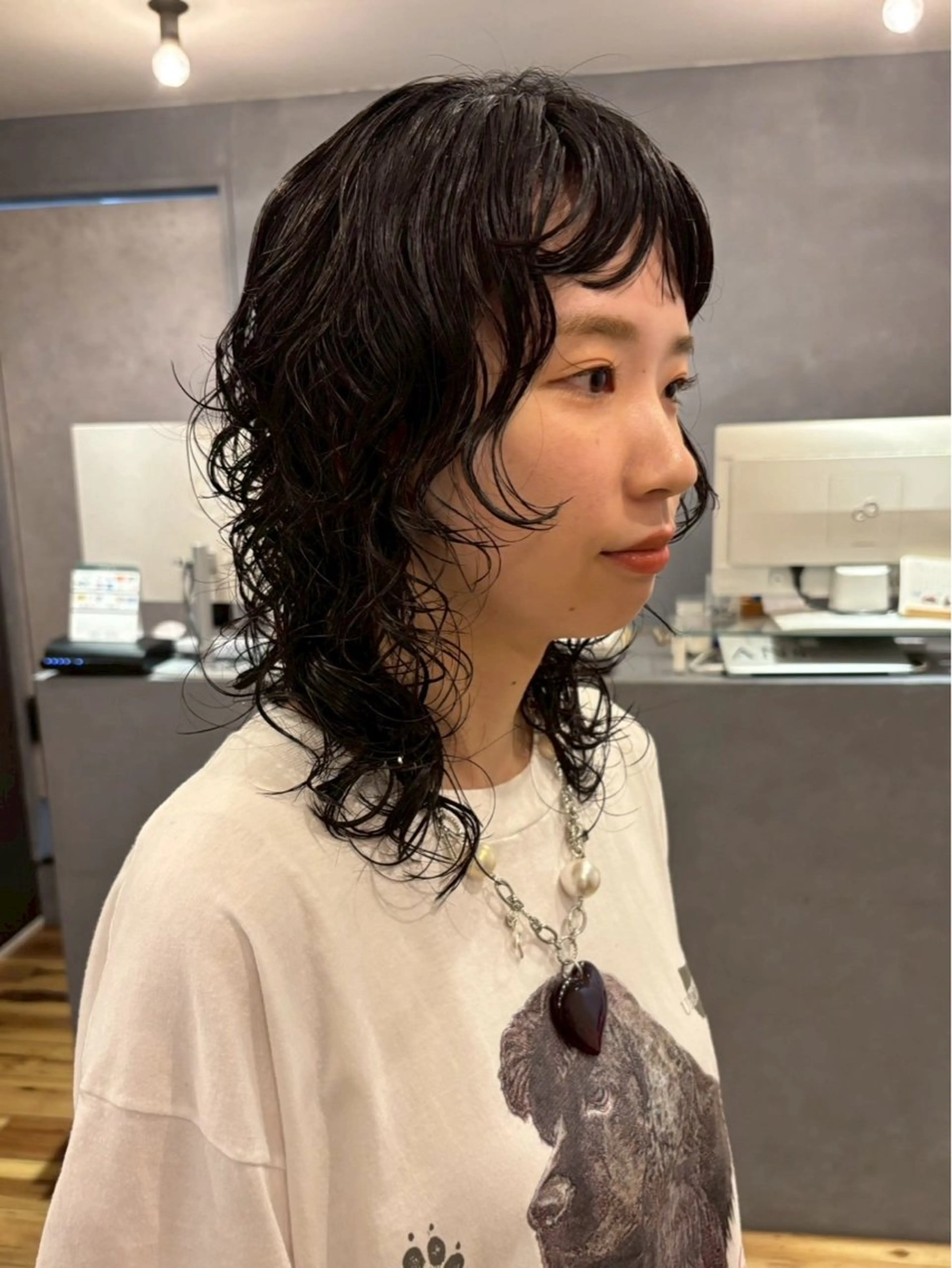 ミディアム パーマ ANs. YUIのヘアスタイル