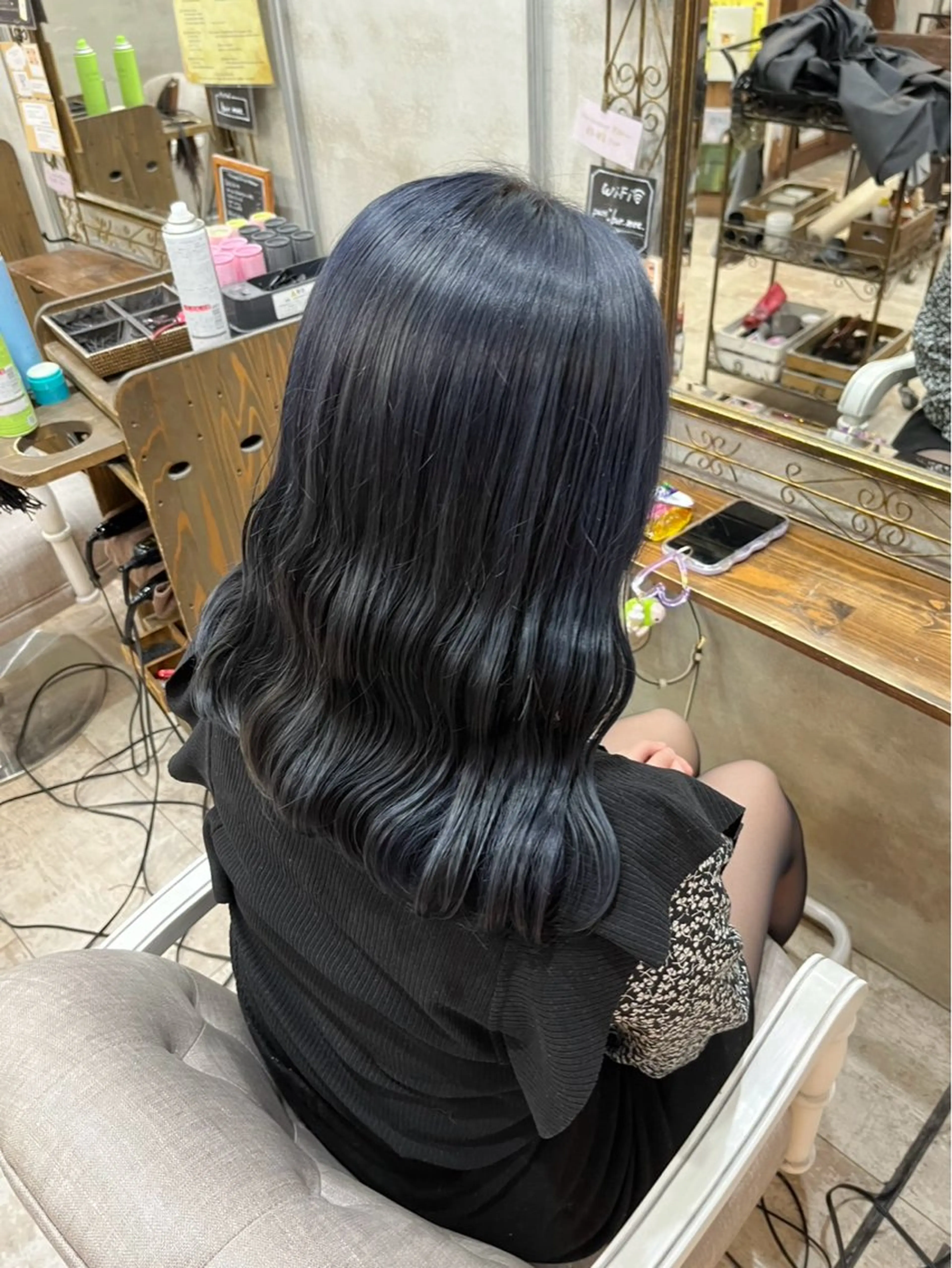 セミロング ヘアカラー トリートメント モデル様募集中/ 吉祥寺/ほえみのヘアスタイル