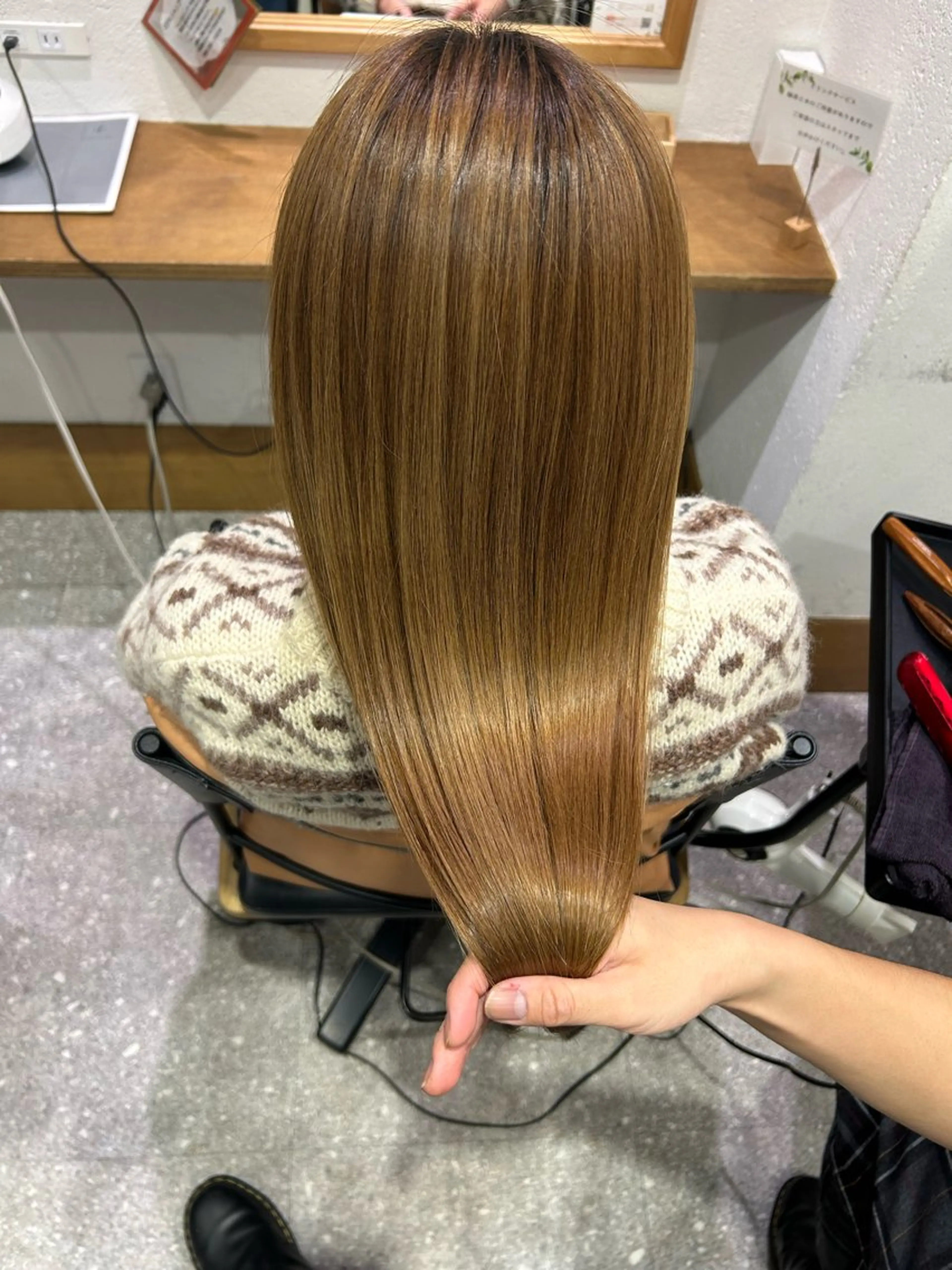 ロング やなぎさわ はるなのヘアスタイル