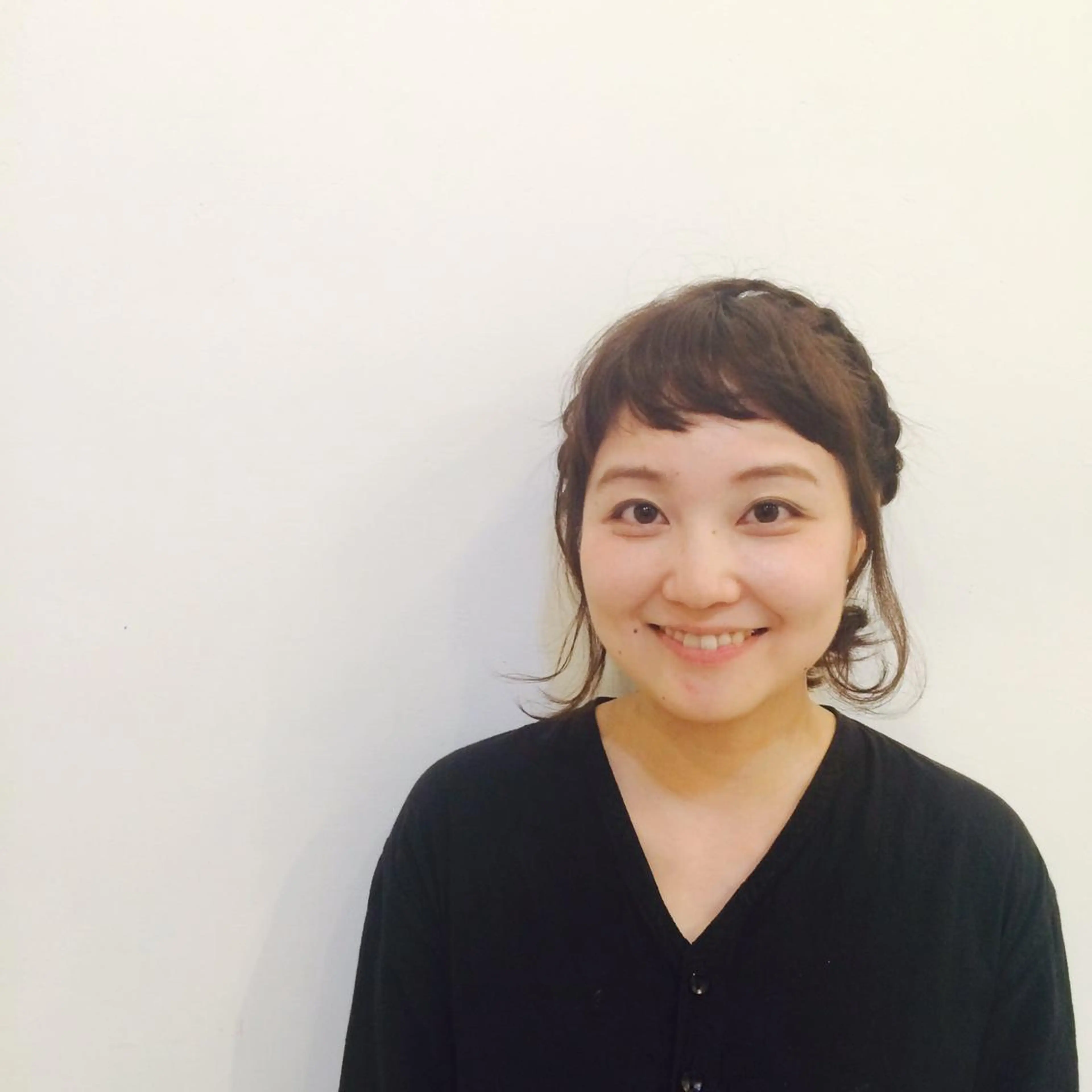 ミディアム カラー Lagom なかだのヘアスタイル