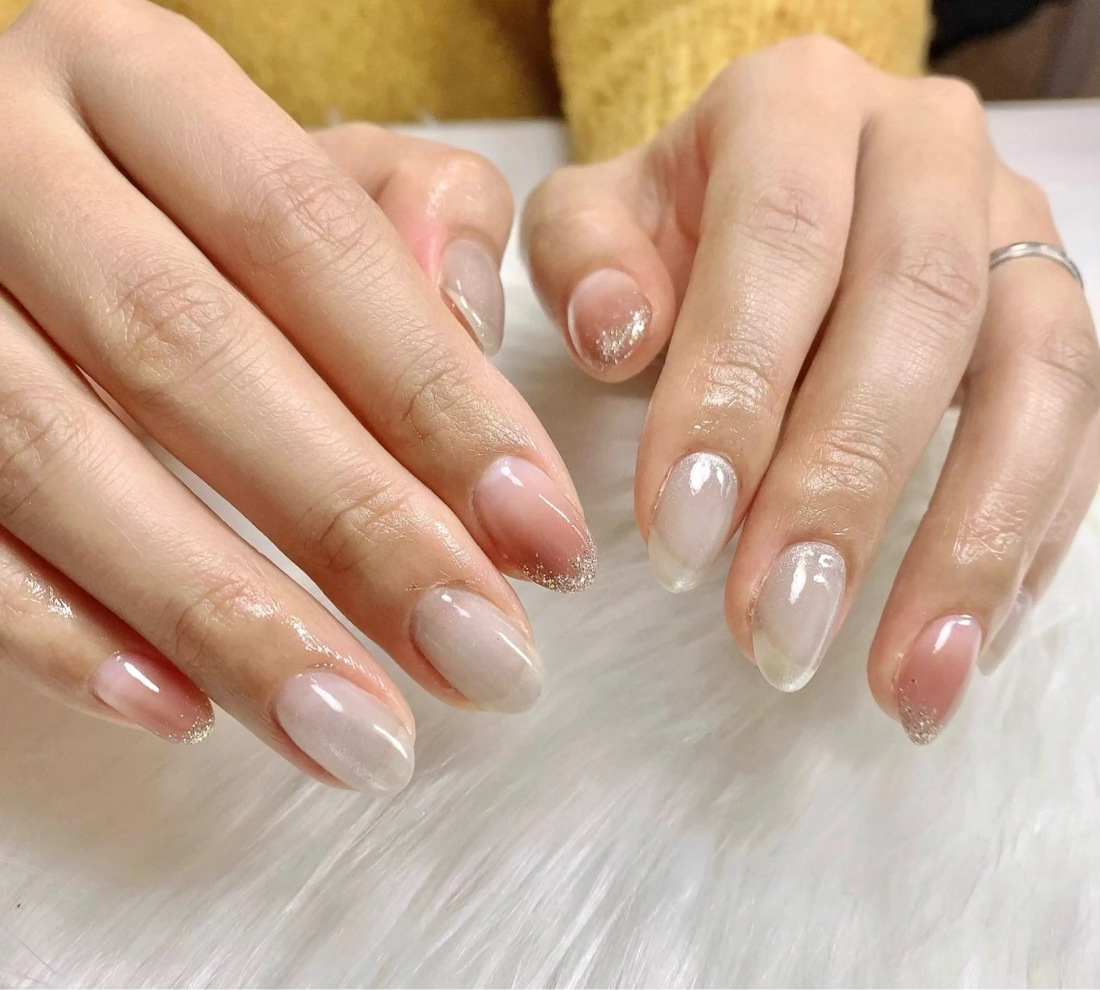ミディアム ハンドネイル cattleya nailのネイルデザイン