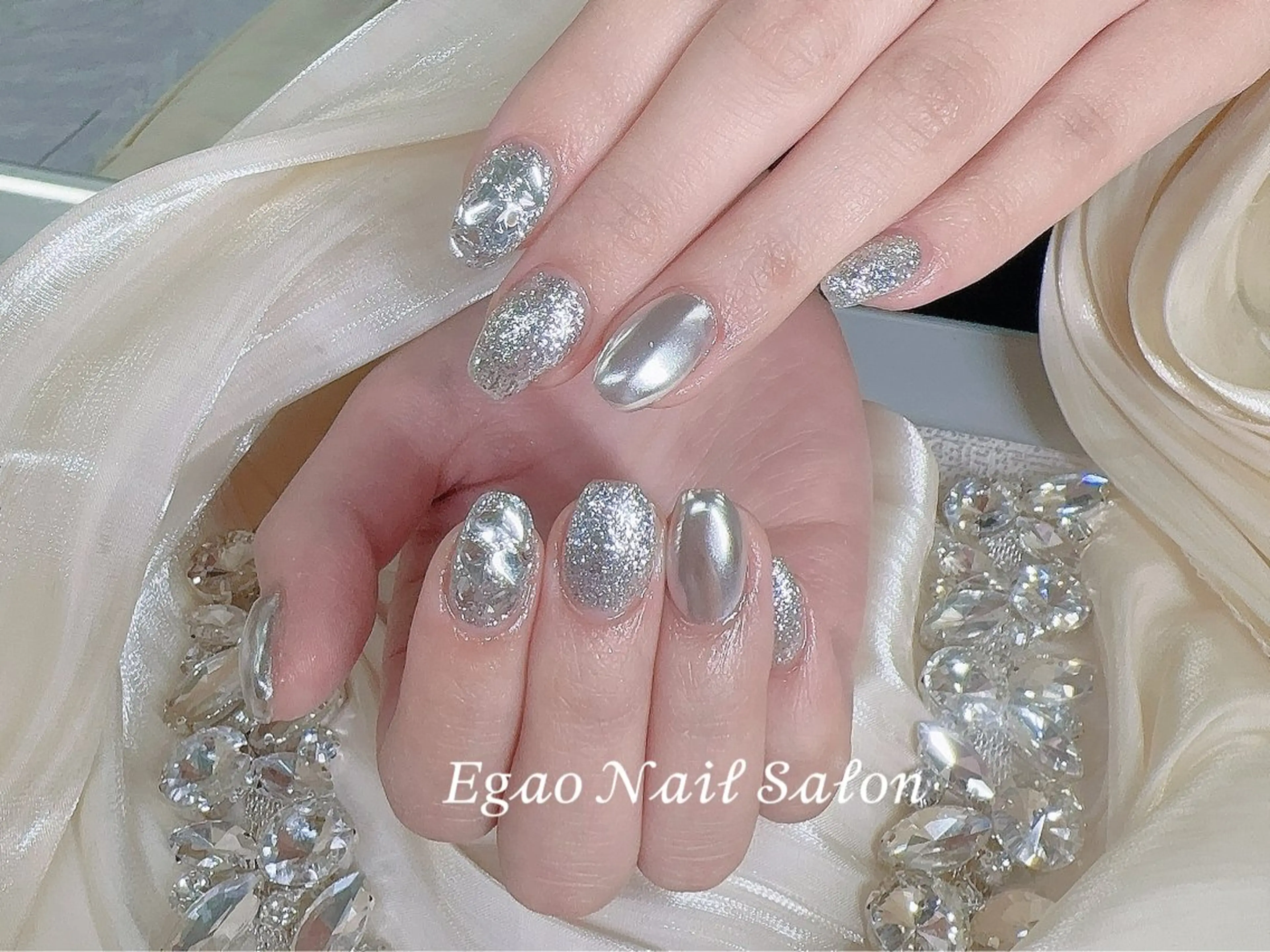 ネイル フットネイル ジェルネイル 韓国ネイル マグネットネイル メンズネイル ハンドネイル Egao Nail Salonのネイルデザイン