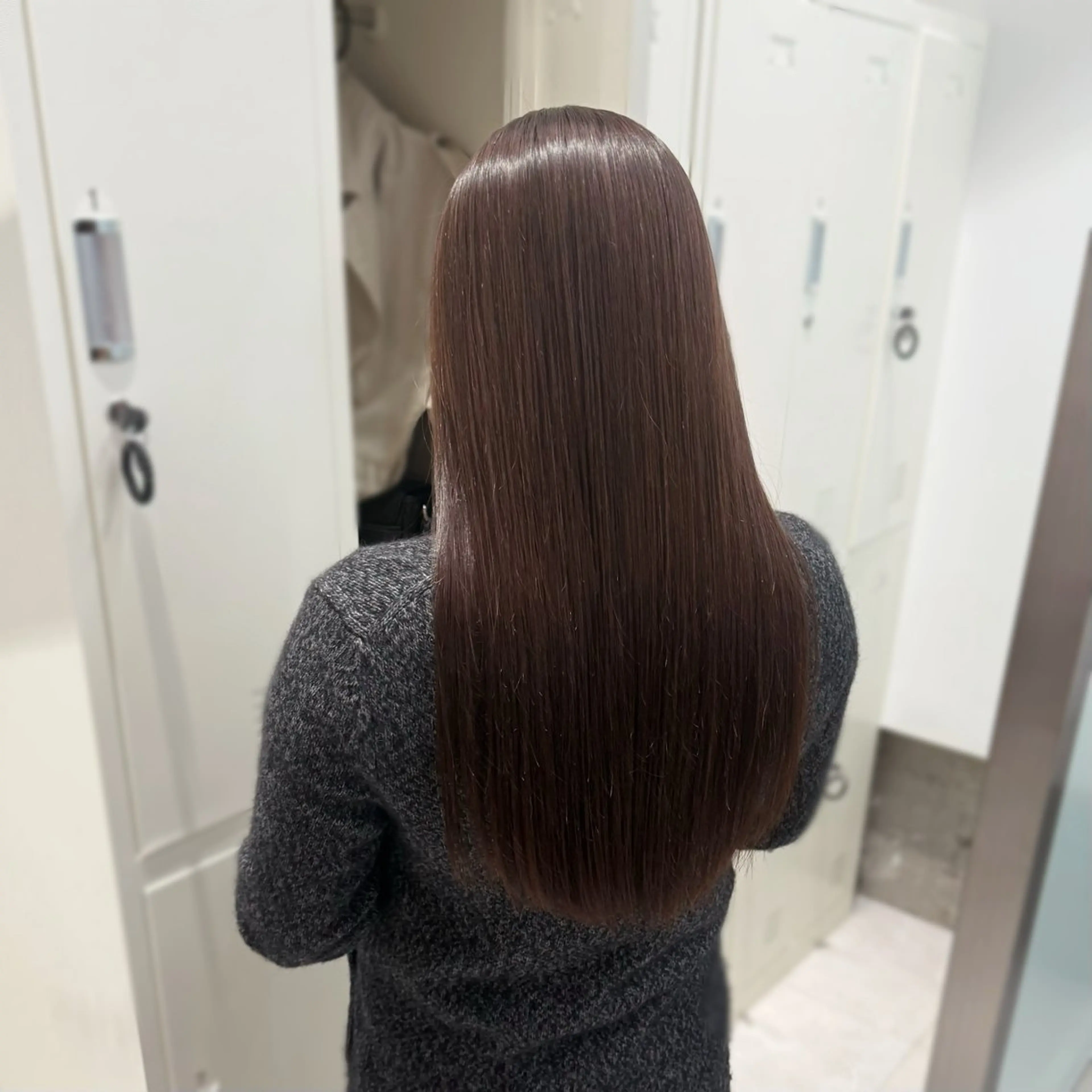 ロング カラー カット ヘアカラー トリートメント 縮毛矯正+モテカラー 🎀✨mihoのヘアスタイル