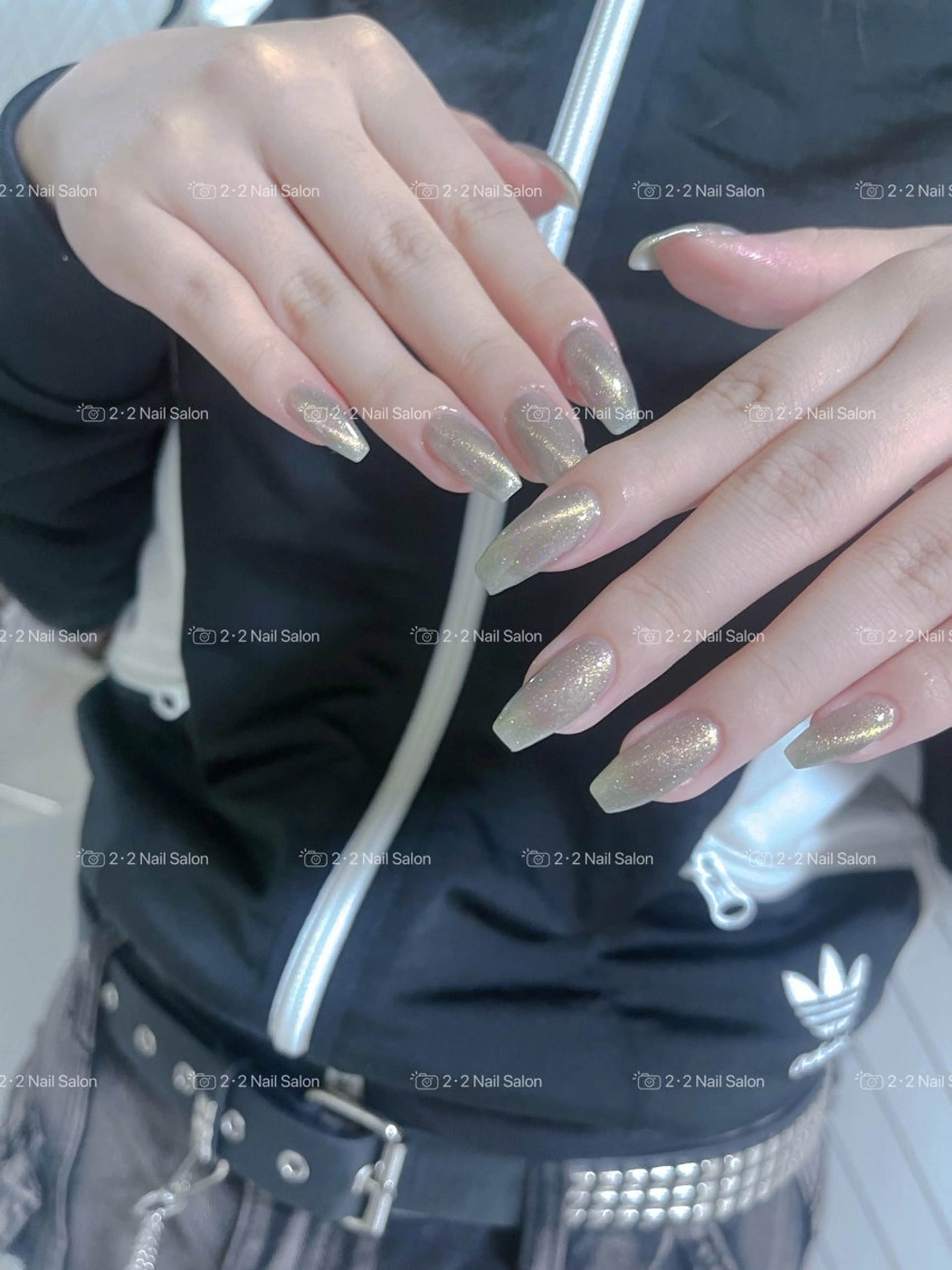 ネイル ハンドネイル 🦋y y Nail 🤍のネイルデザイン