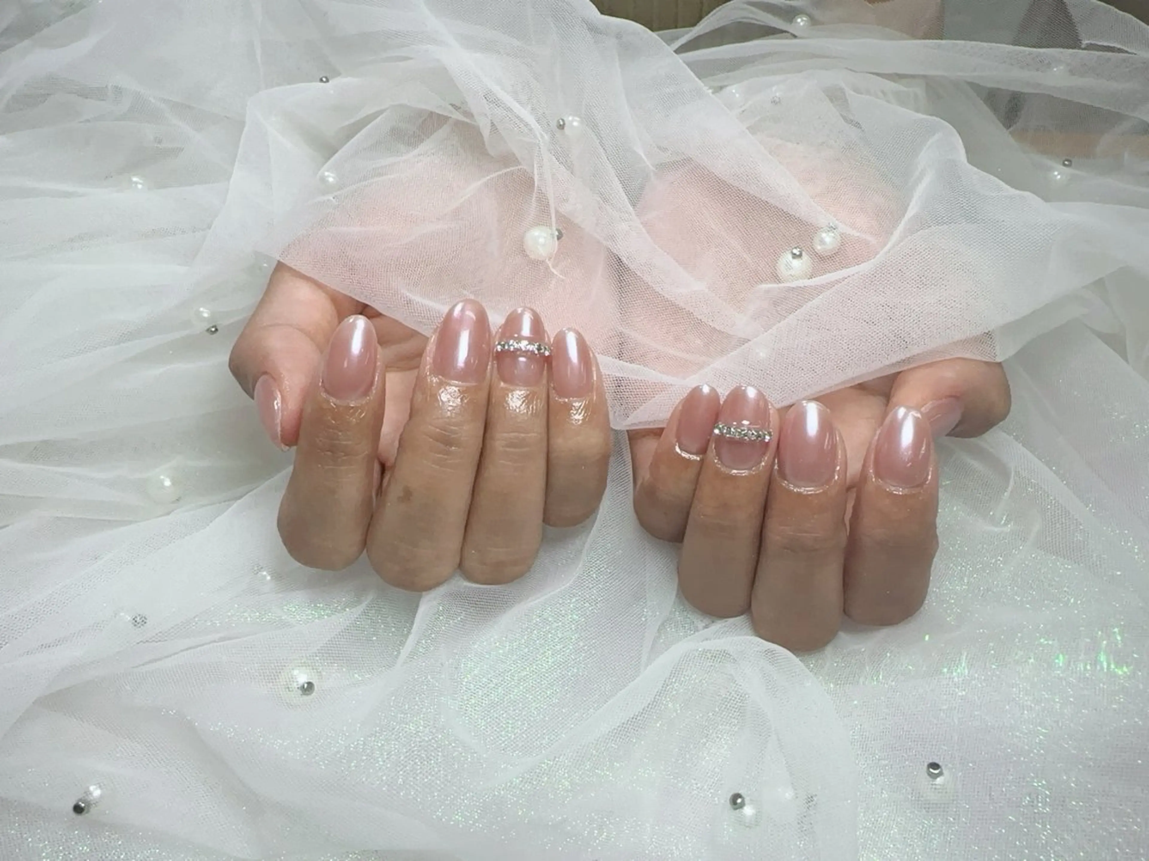 ネイル ハンドネイル Hey🌈NAIL 長さ出し専門店のネイルデザイン