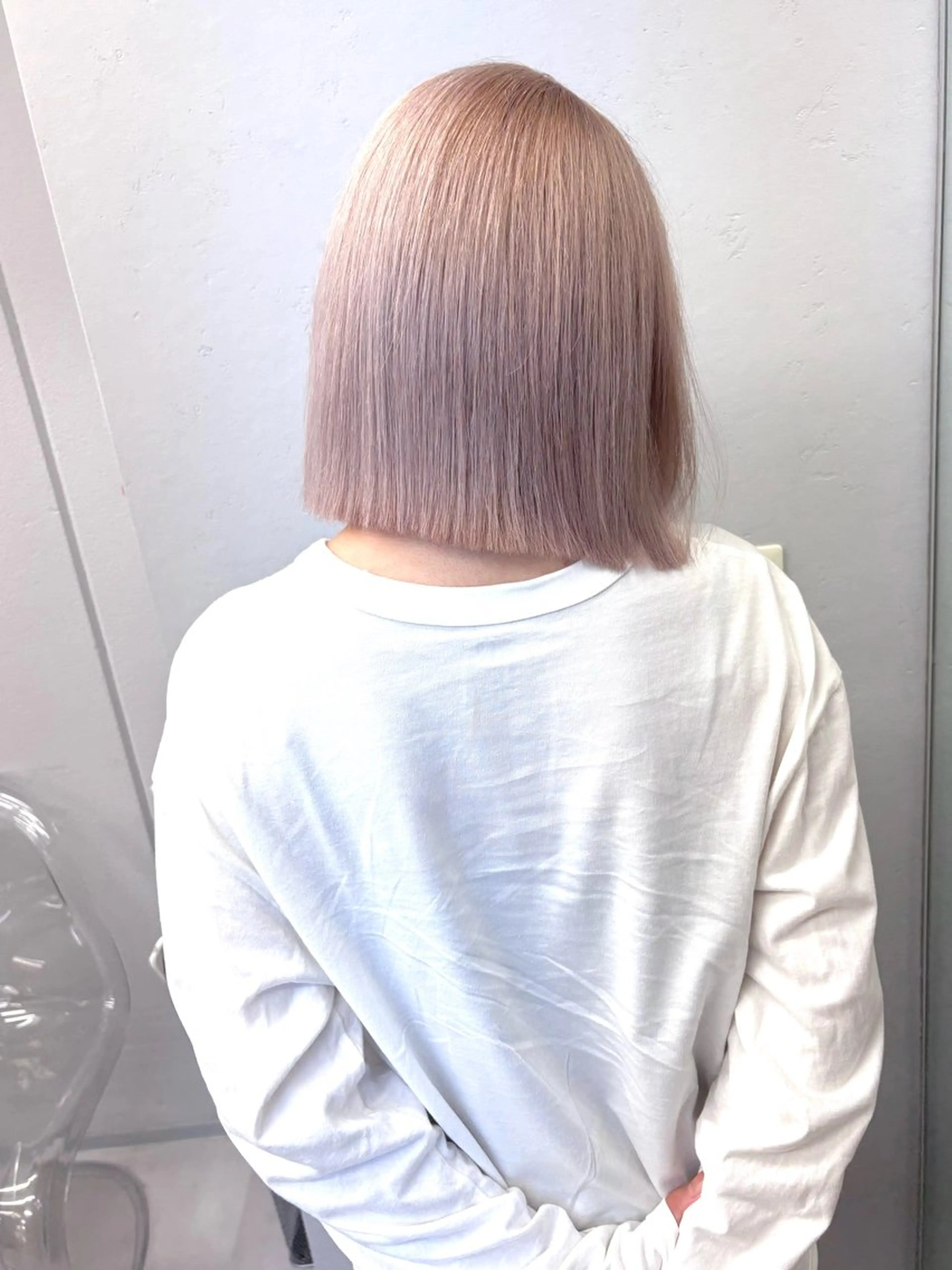 ショート カラー ヘアカラー ukyo/透明感 カラー/ハイライトのヘアスタイル