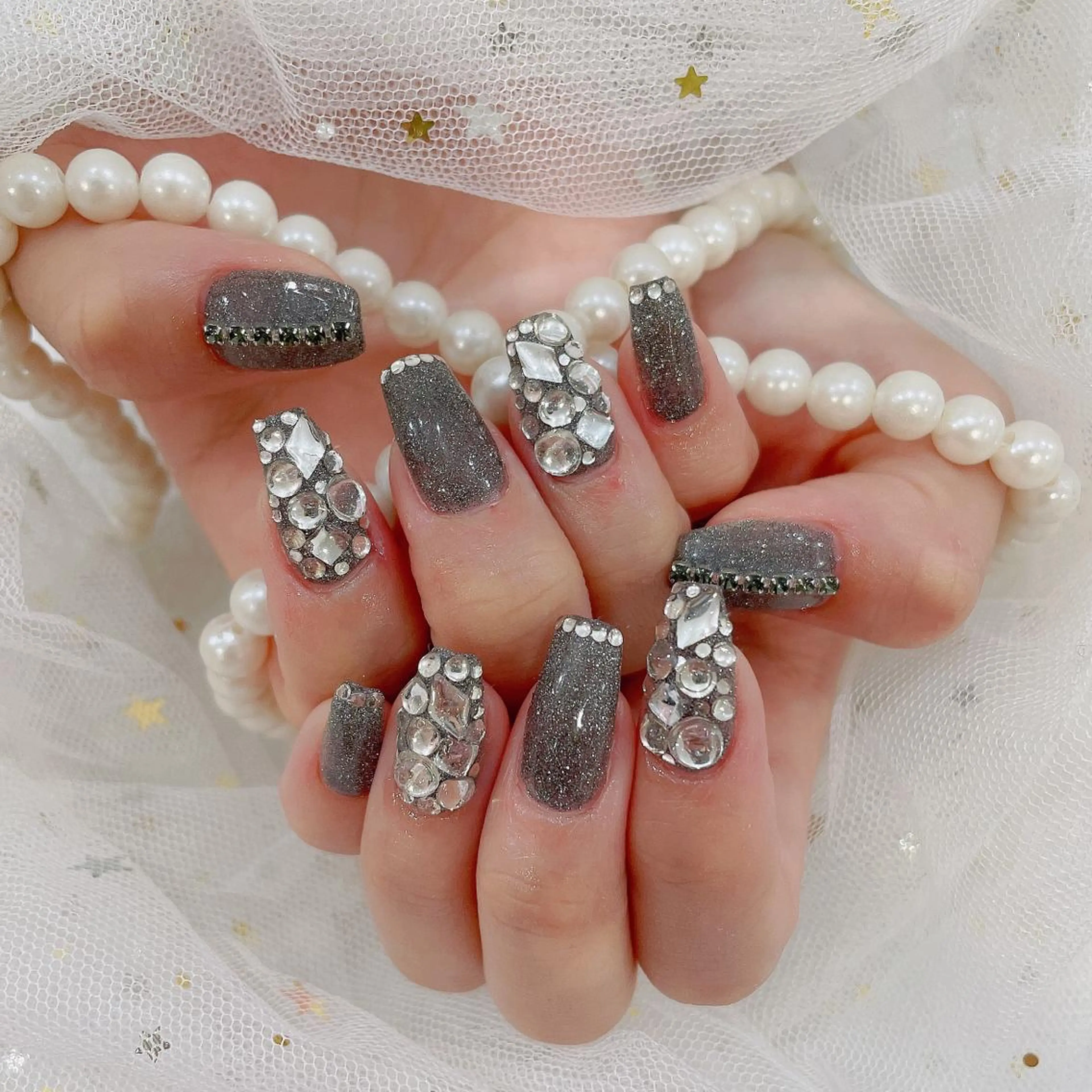 ミディアム ネイル cho nailのネイルデザイン