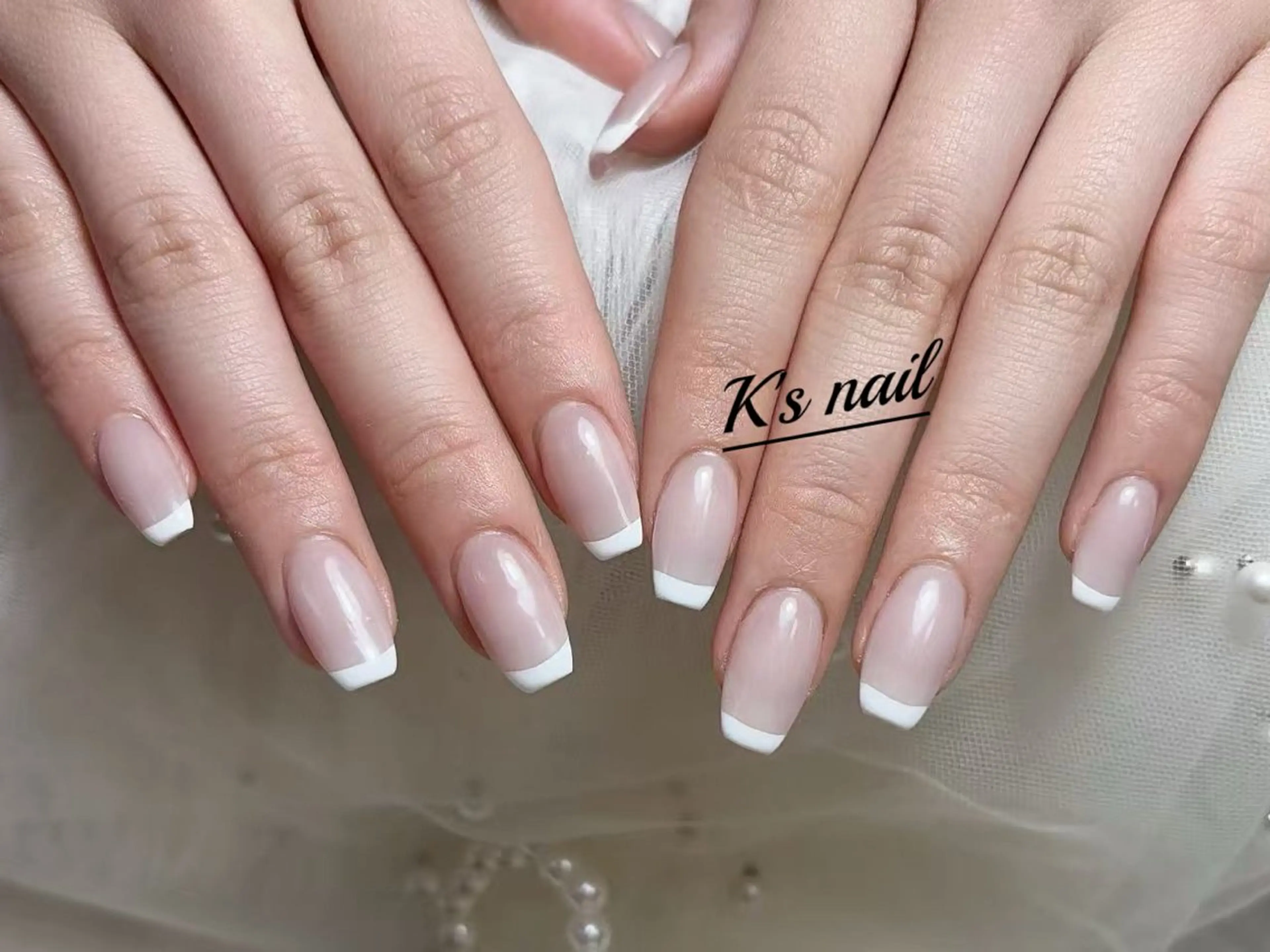 ネイル フレンチネイル K‘s nail salonのネイルデザイン