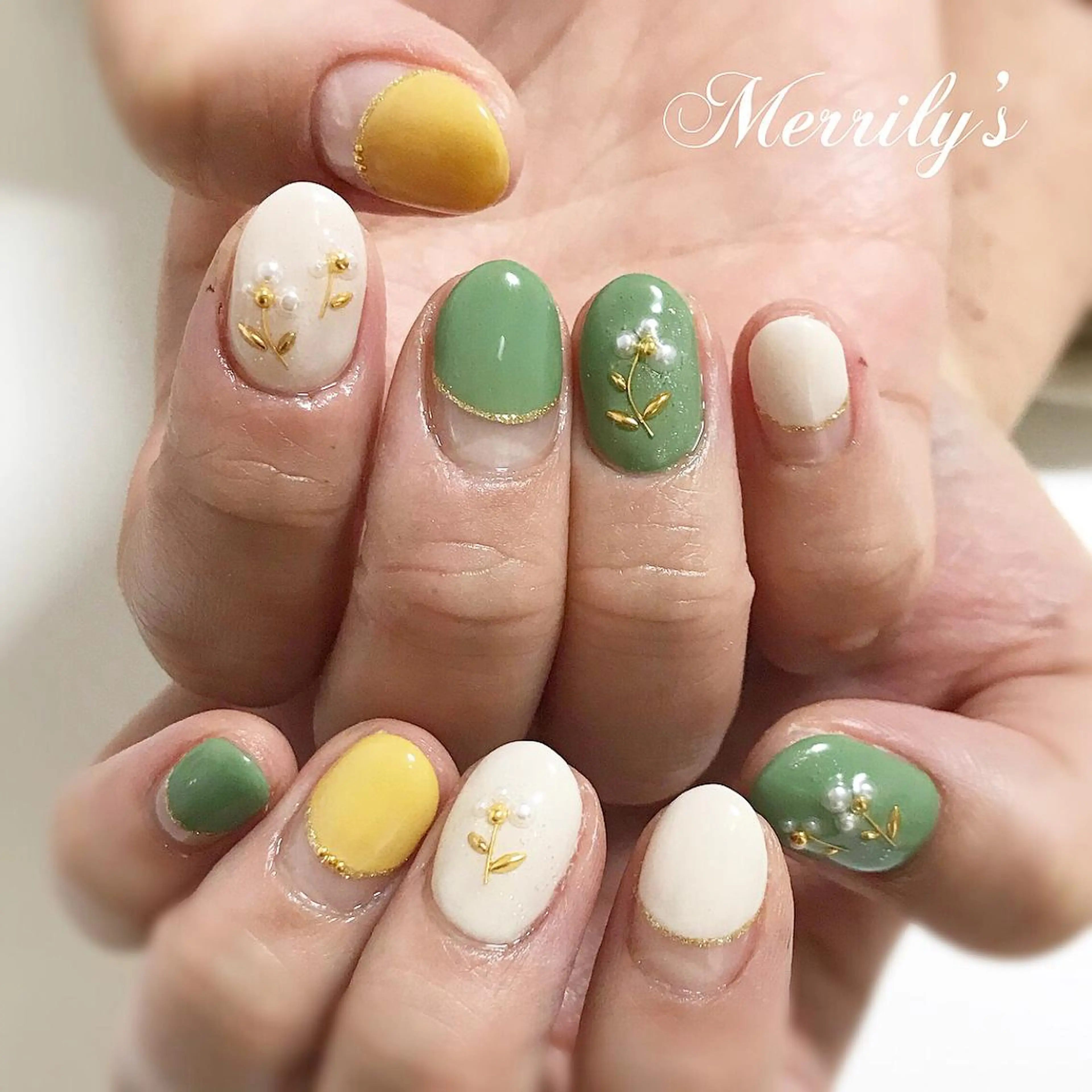 ネイル Merrily's所属・Merrily's Hagi Minaのネイルデザイン