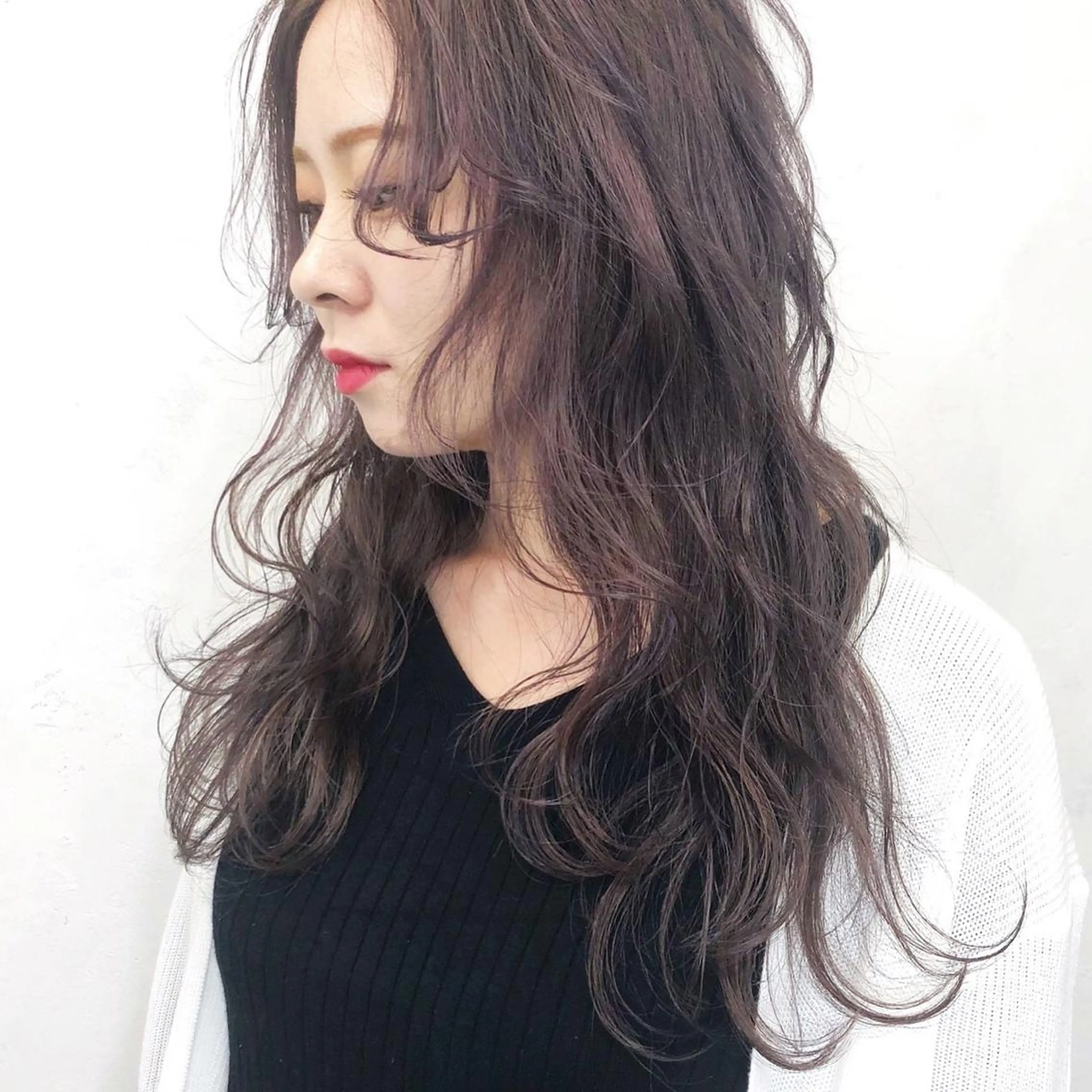 ロング カラー メンズ カット ヘアカラー トリートメント pigment所属・♡MIHO♡ スタイリストのヘアスタイル