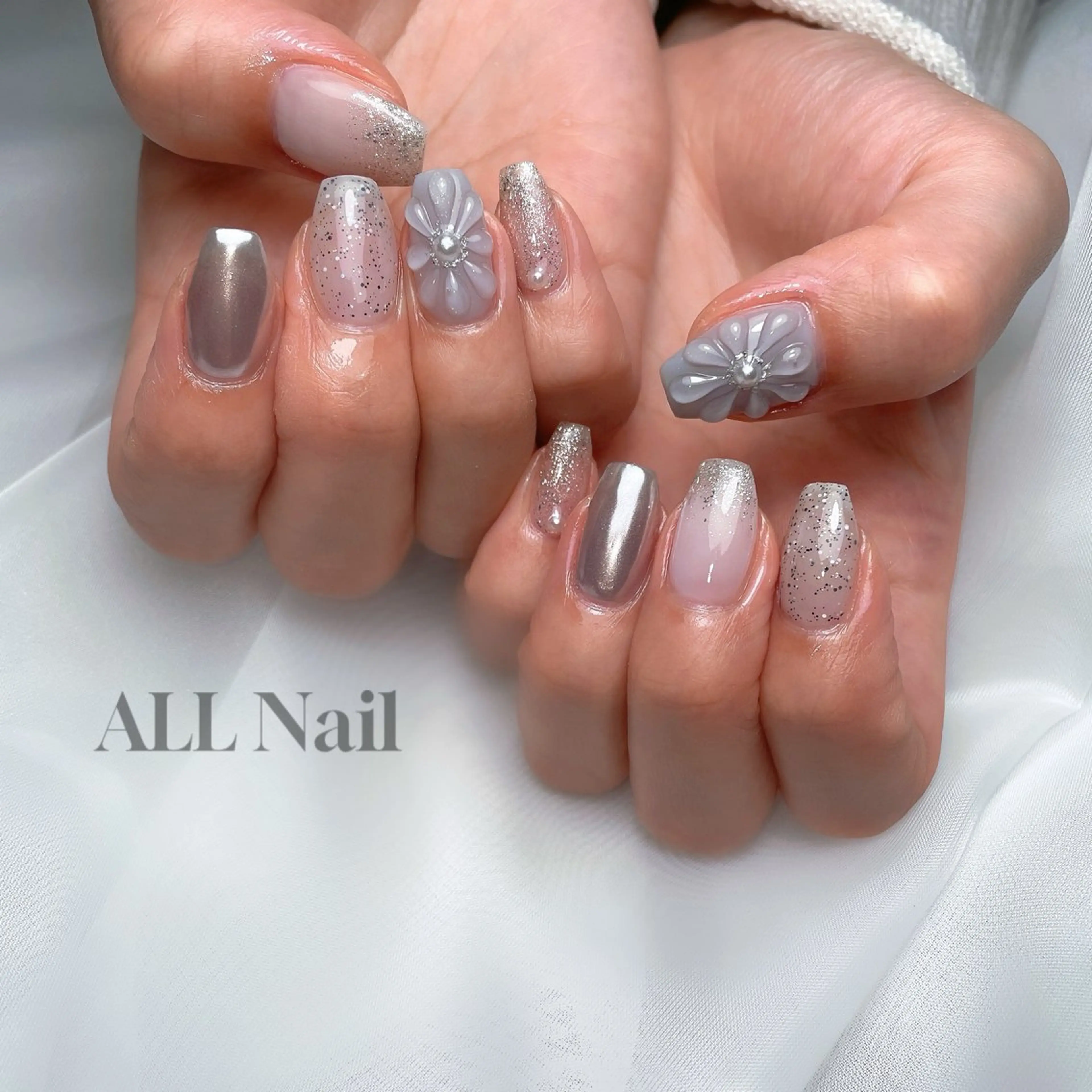 ネイル フラワーネイル ぷっくりネイル ALL Nail &whiteningのその他イメージ