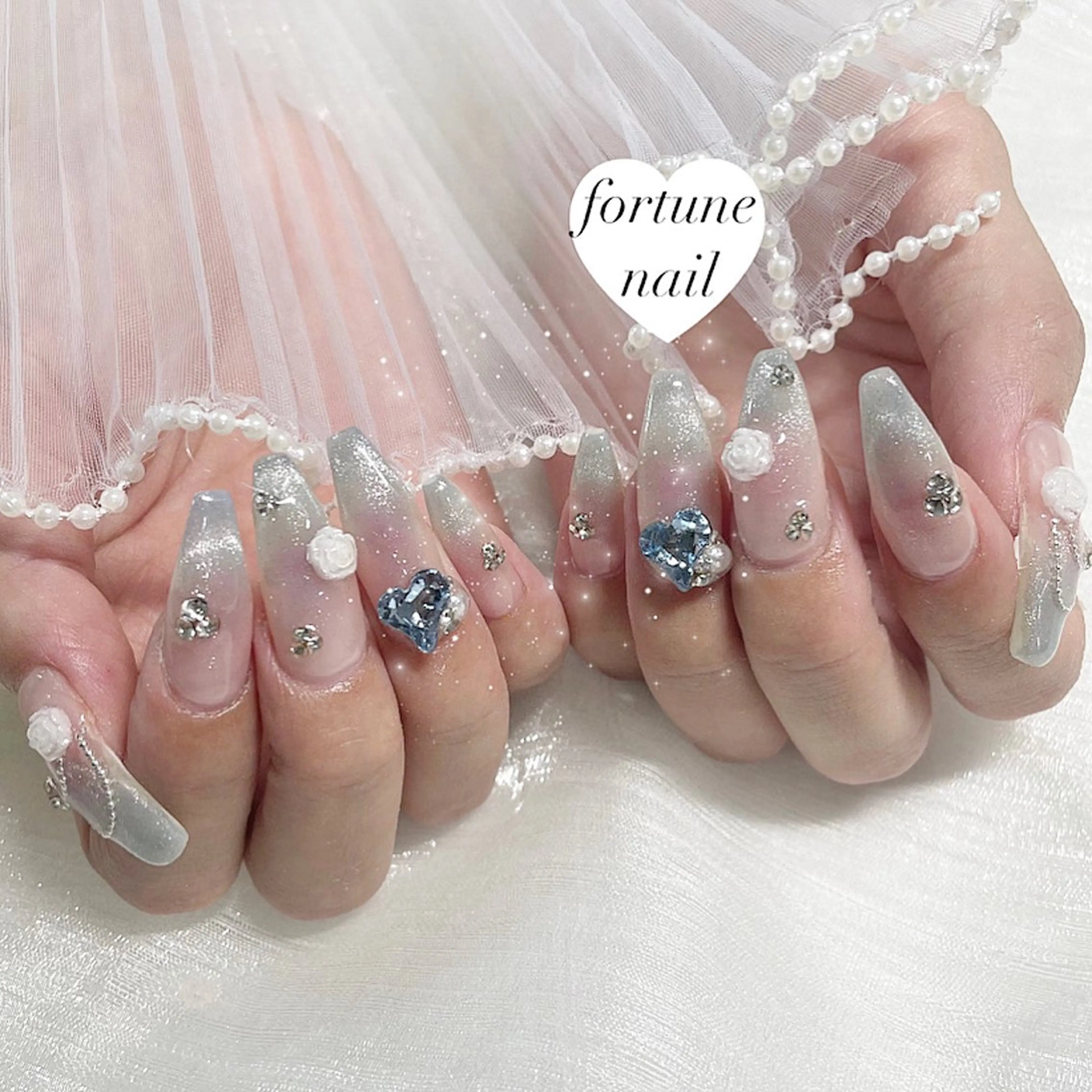 ネイル チークネイル マグネットネイル ワンホンネイル ハンドネイル 💎saori 💎のネイルデザイン