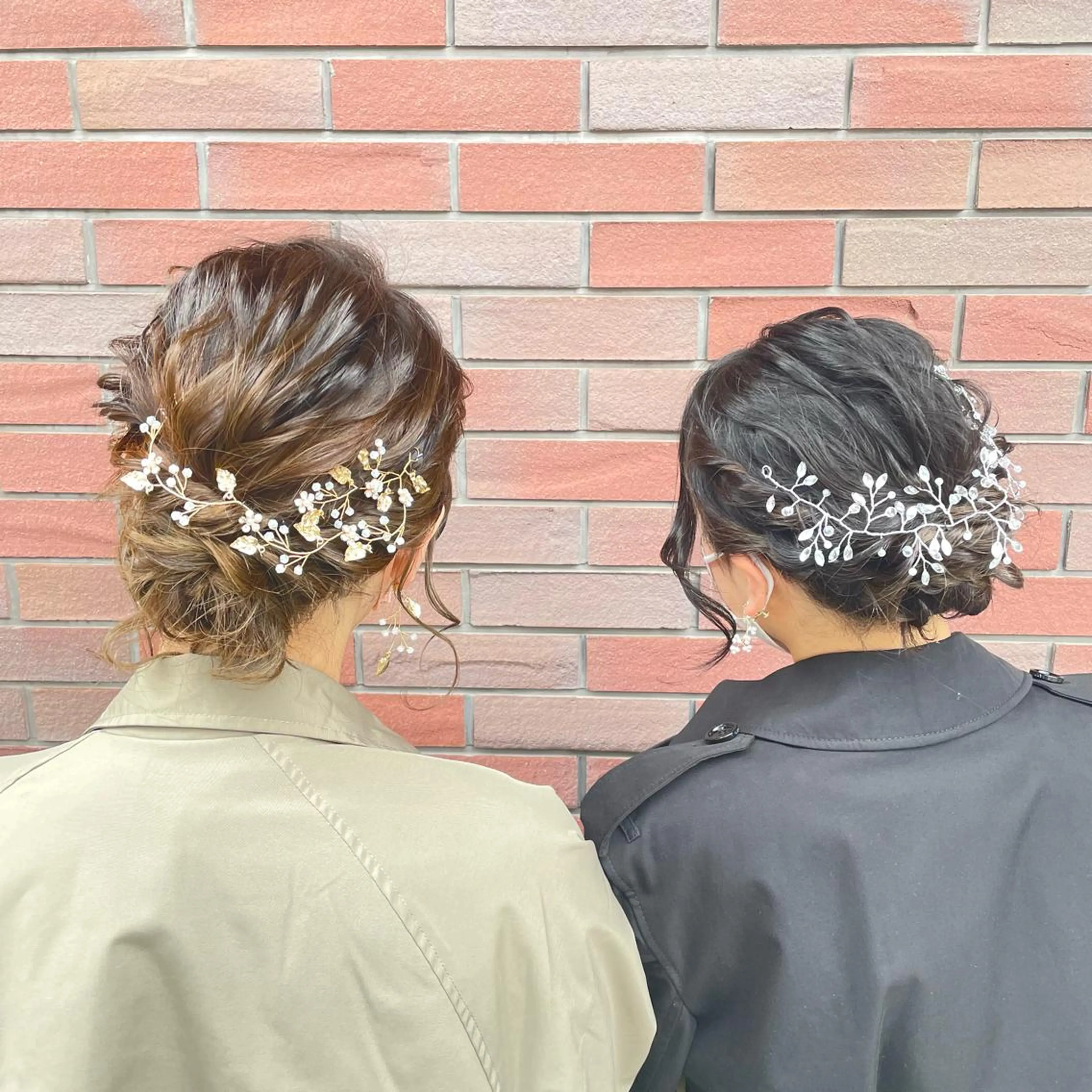 ミディアム ヘアアレンジ 髪飾り 古沢 みづきのヘアスタイル