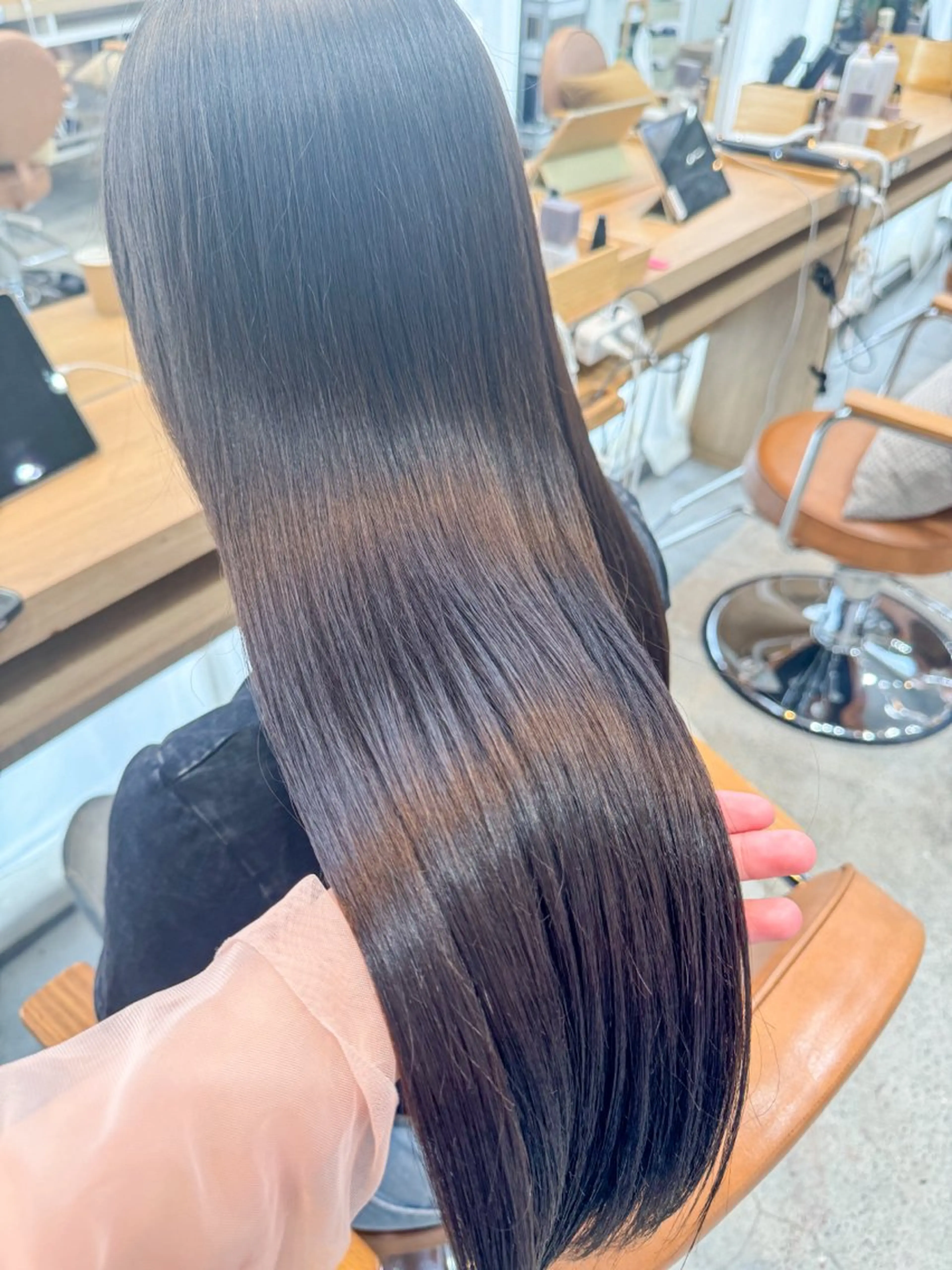 セミロング 🍒暖色/ダブルカラ ー　sakura🌸のヘアスタイル
