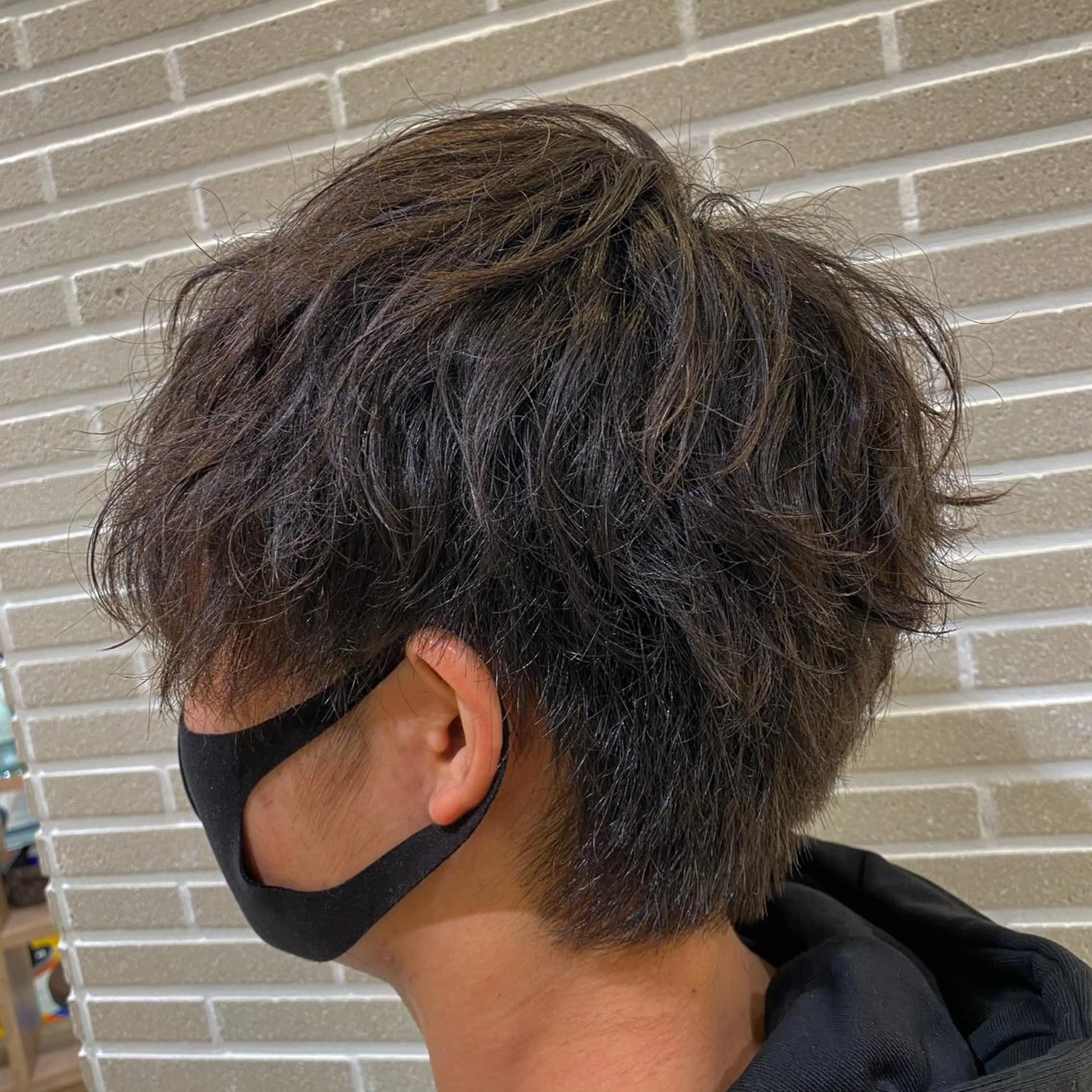 パーマ メンズ メンズパーマ 赤本悠斗波巻きパーマ メンズパーマのヘアスタイル