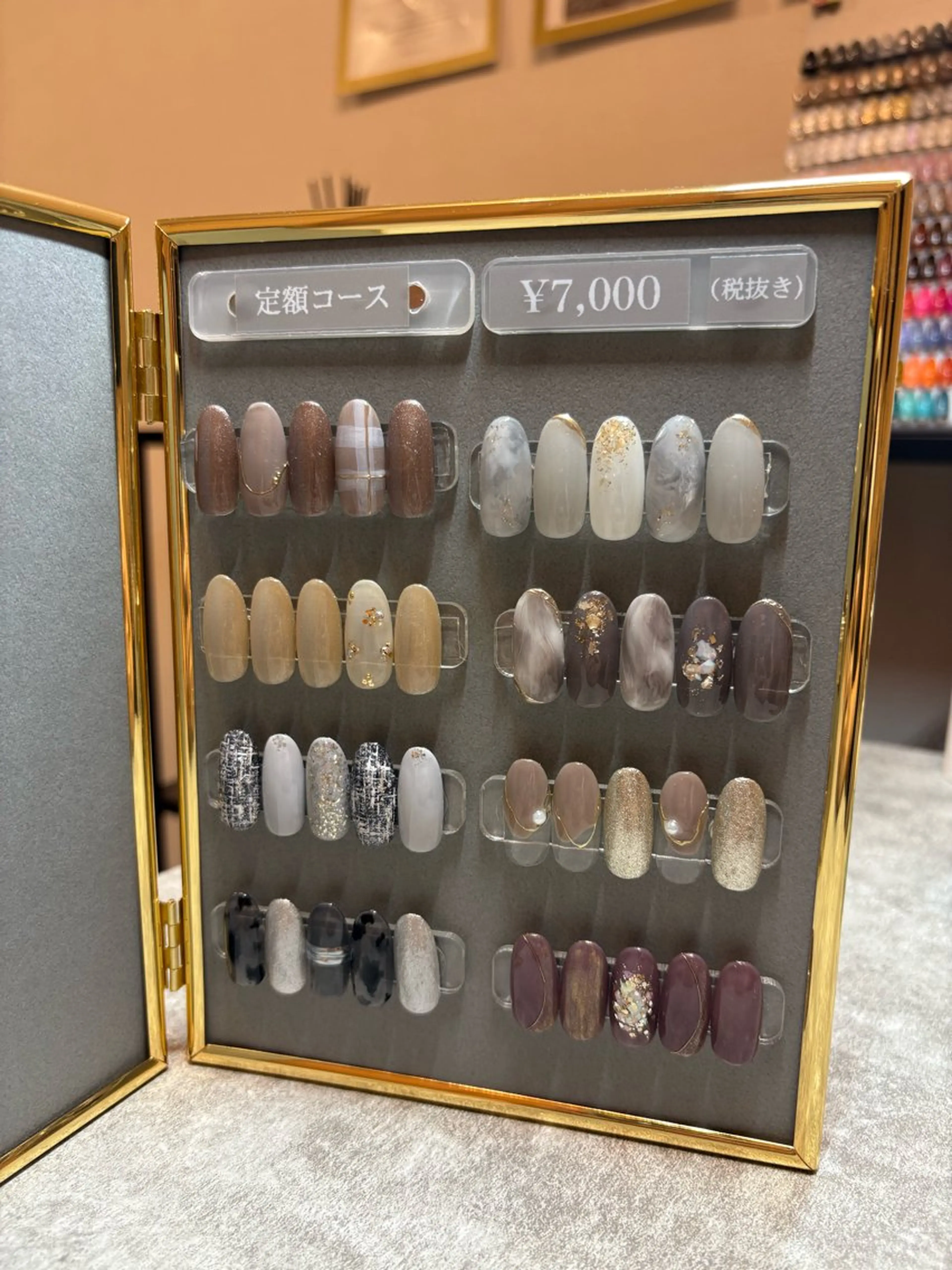 定額コース1💅✨お好きなデザインから💖（当店ジェル1ヶ月以内オフ無料）の写真
