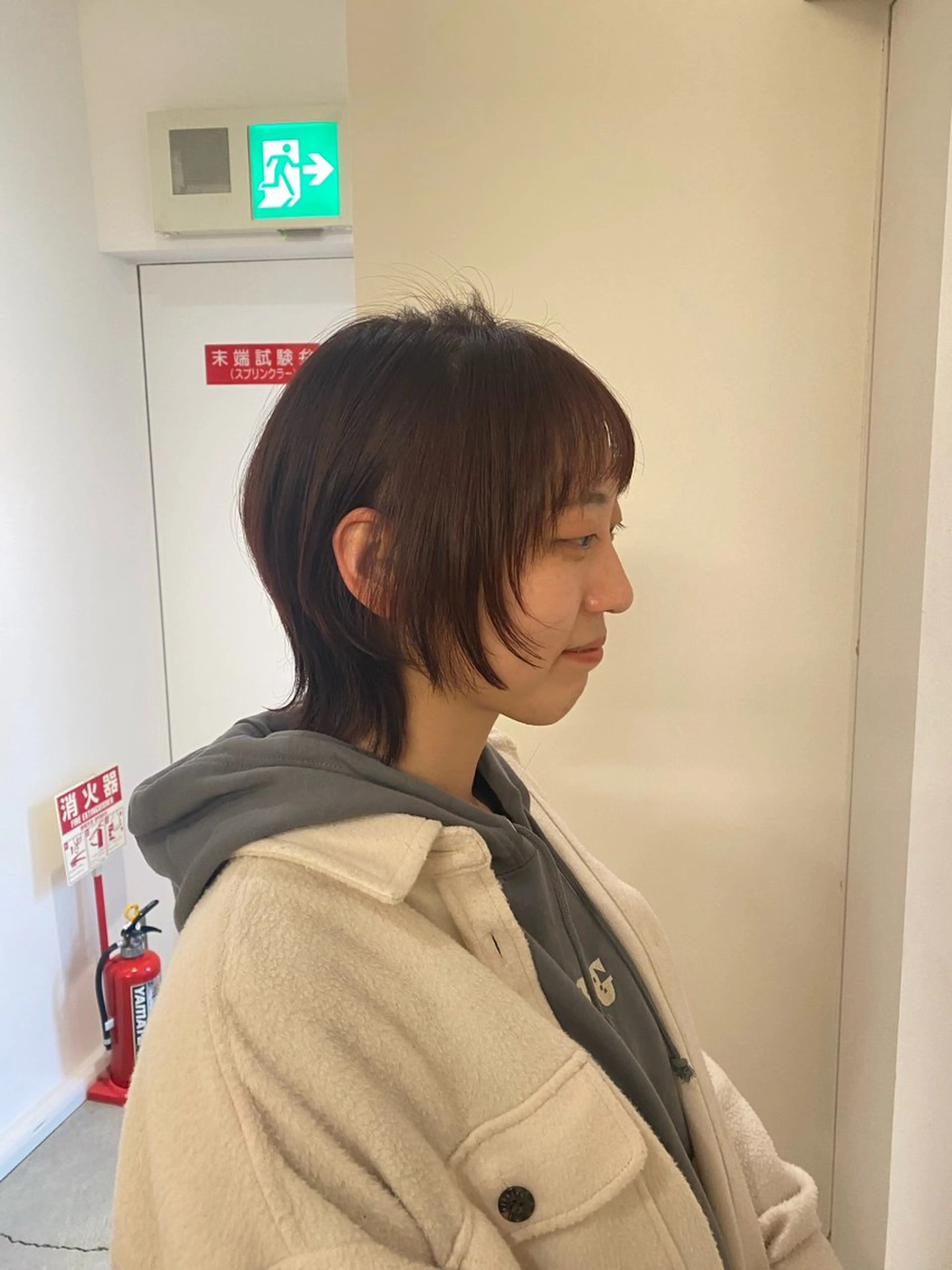 ショート カラー ショートヘア ウルフカット カット ヘアカラー ♡ウルフ/レイヤー ハイトーン/yucoのヘアスタイル