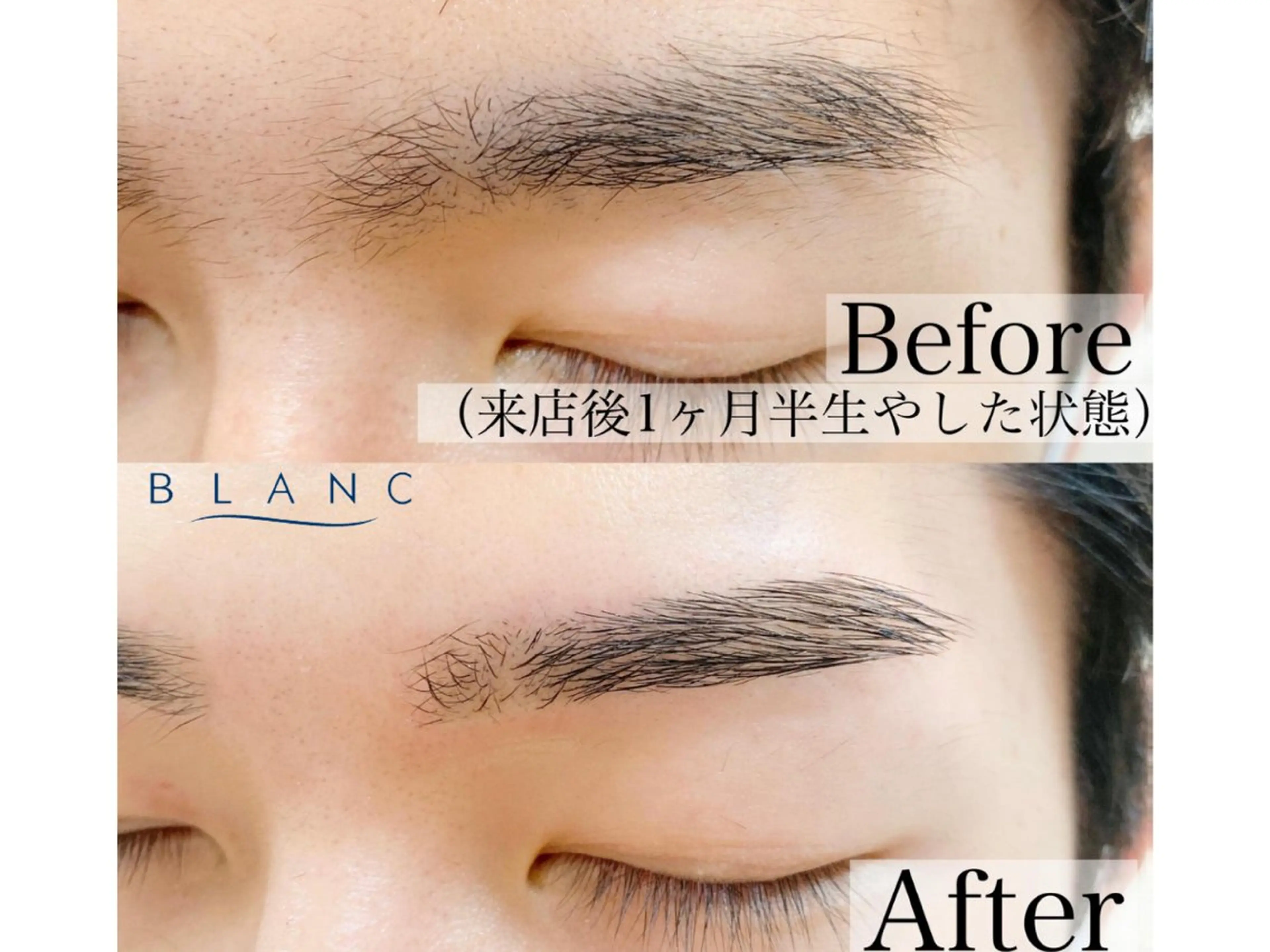 メンズ アイブロウ Blanc  Eyelash salon所属・sasaki. ✨の眉毛・アイブロウイメージ