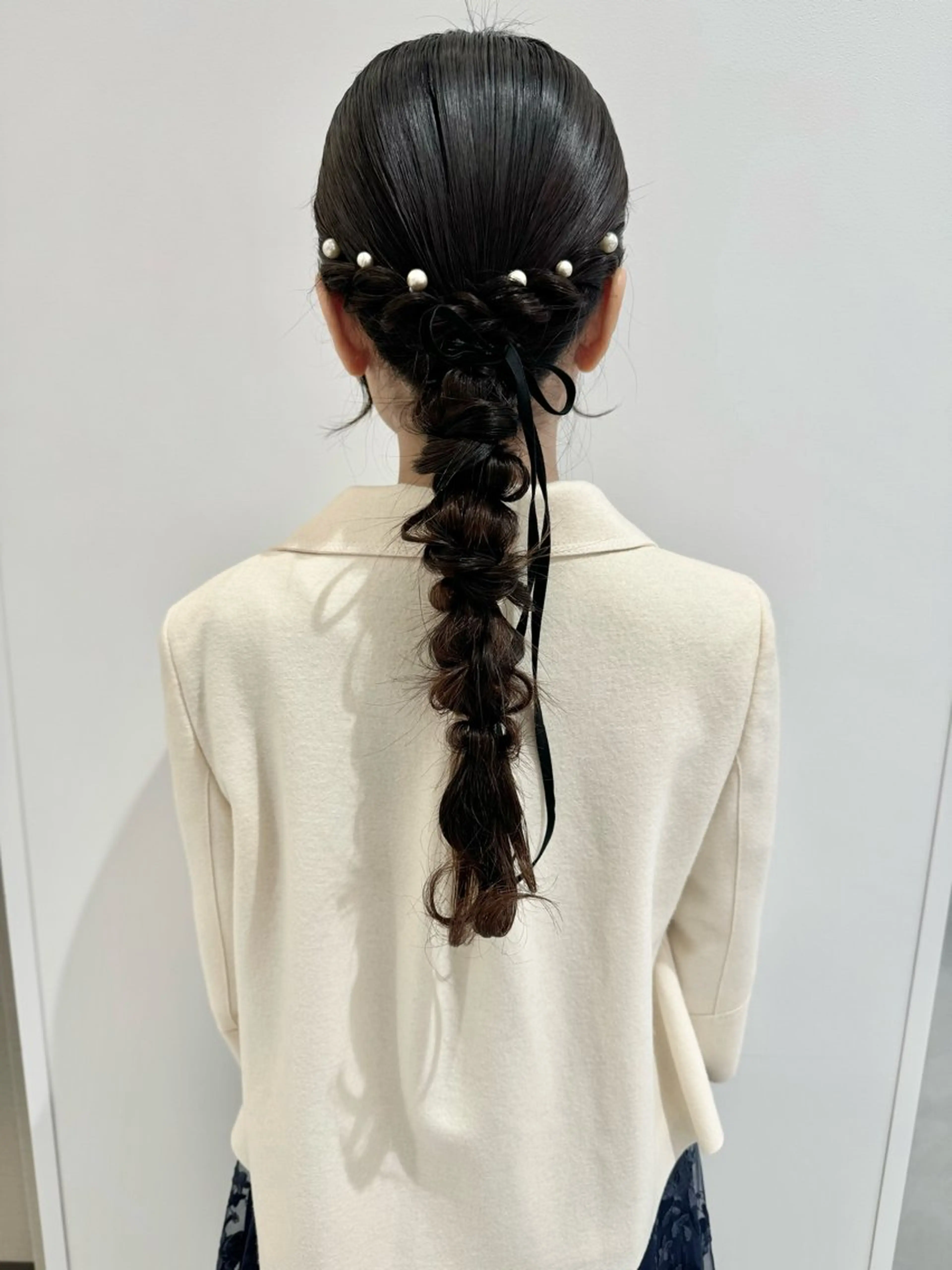 ミディアム ヘアアレンジ ヘアセット ダブルカラー指名数 No.1🥇RIKOのヘアスタイル