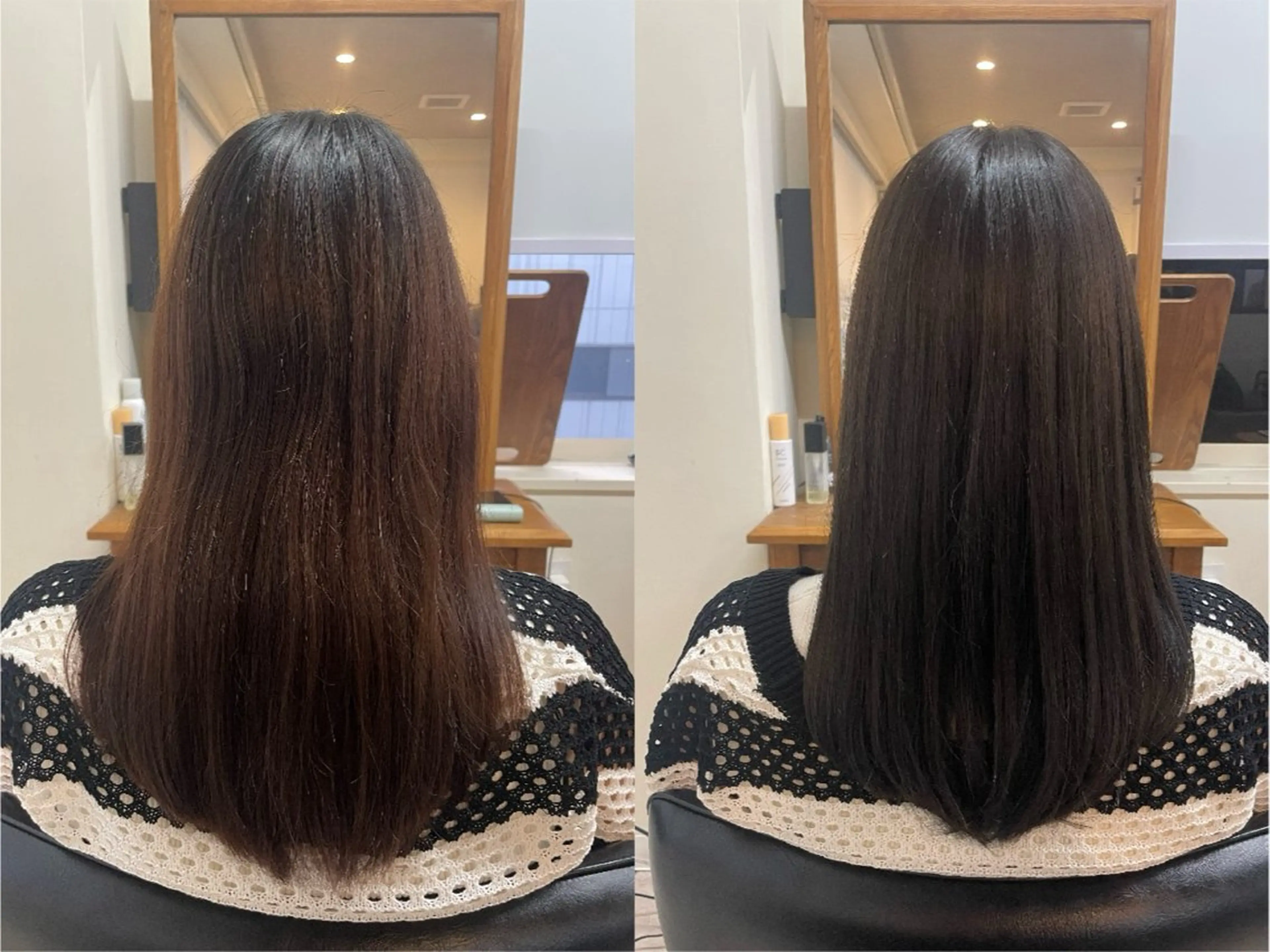 カラー ブリーチ グレージュ 髪質改善 カット ヘアカラー トリートメント 髪質改善特化美容師 YOUのヘアスタイル