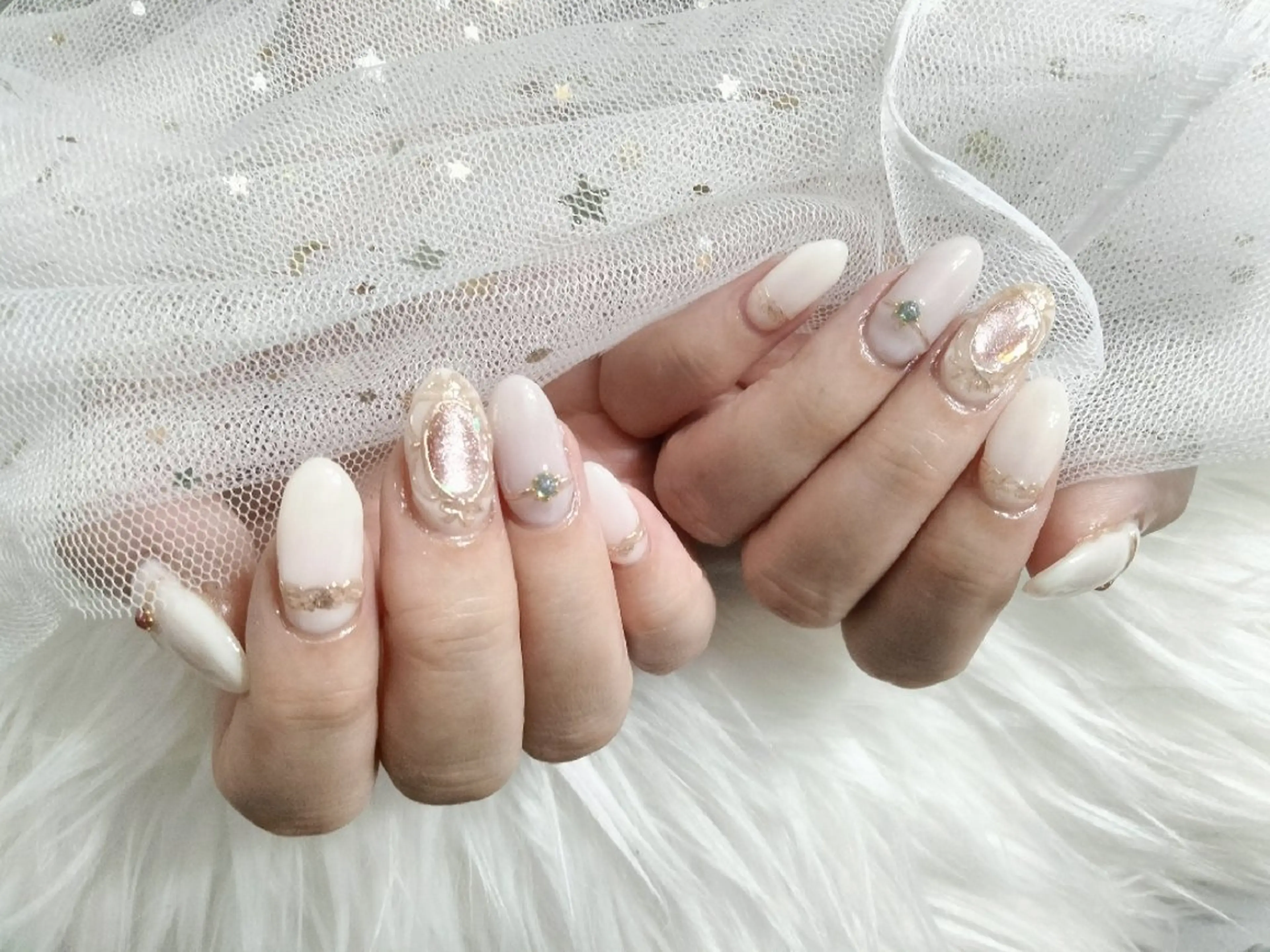 ネイル ジェルネイル マグネットネイル ミラーネイル ニュアンスネイル パラジェル ハンドネイル Beaubie  nailサロンのネイルデザイン