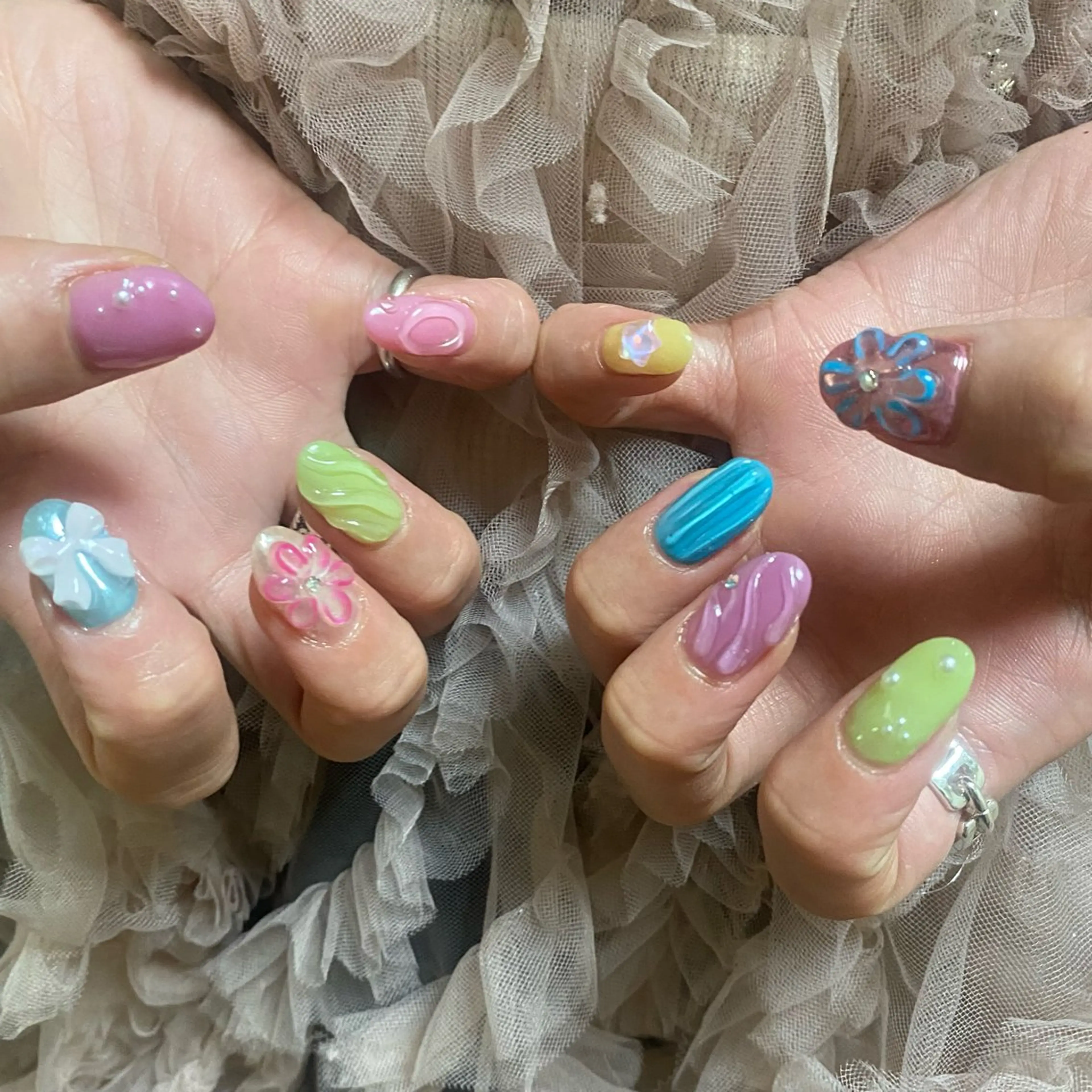 ネイル ハンドネイル フットネイル Nik💖🪽 nailのネイルデザイン
