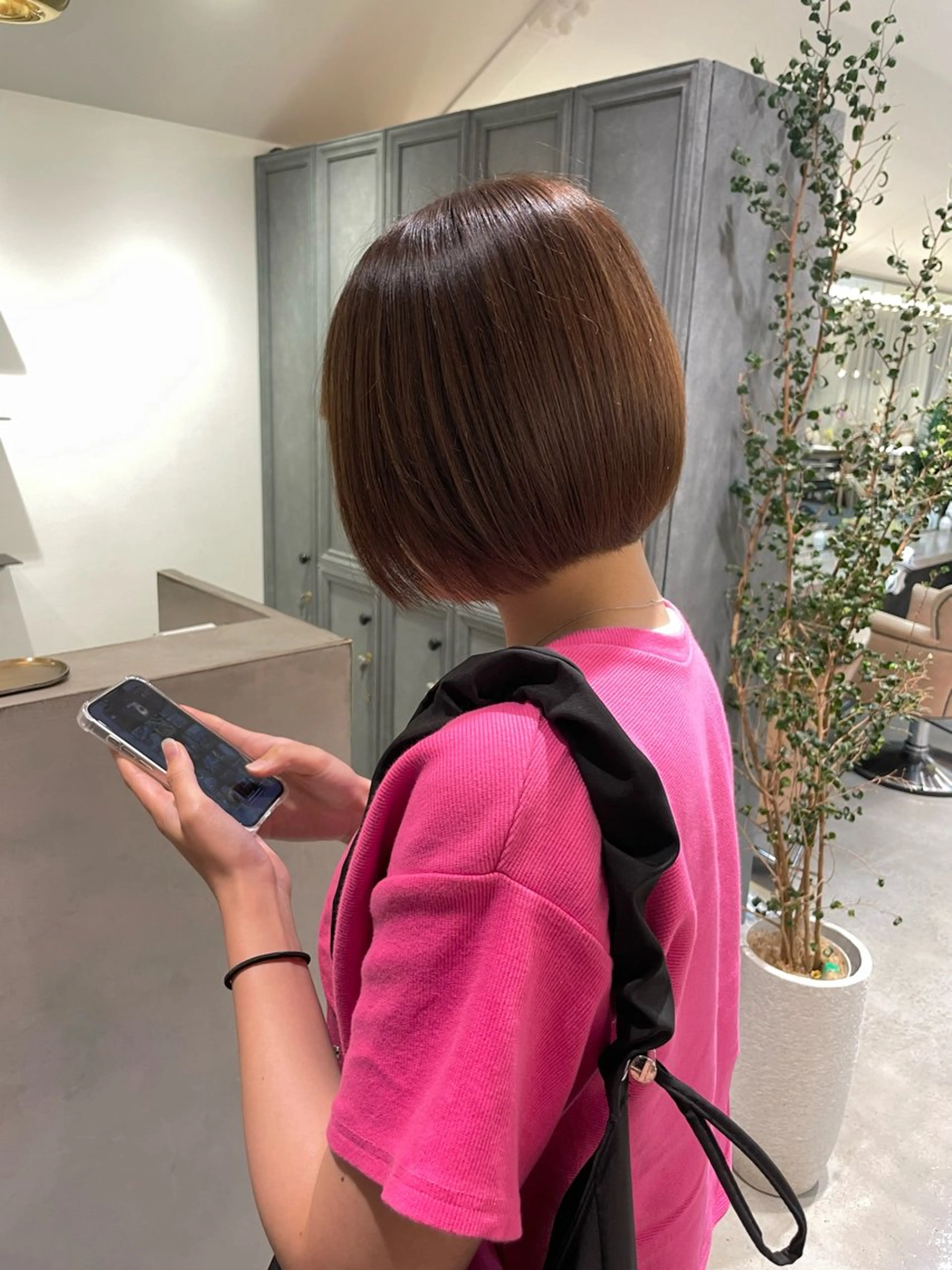 ショート 伸ばしかけ ショートヘア 田中 陽菜乃のヘアスタイル