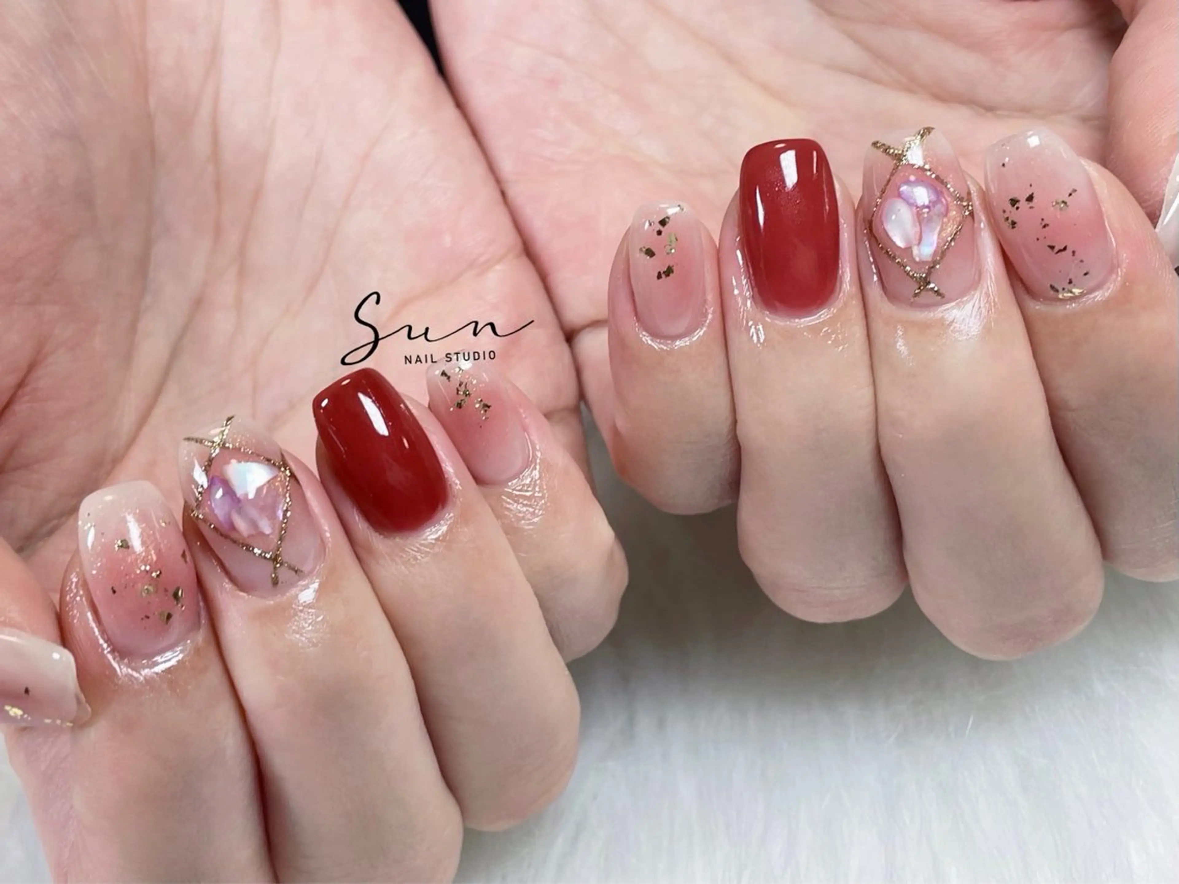 ネイル ハンドネイル ハンドケア SUN nail上本町のネイルデザイン