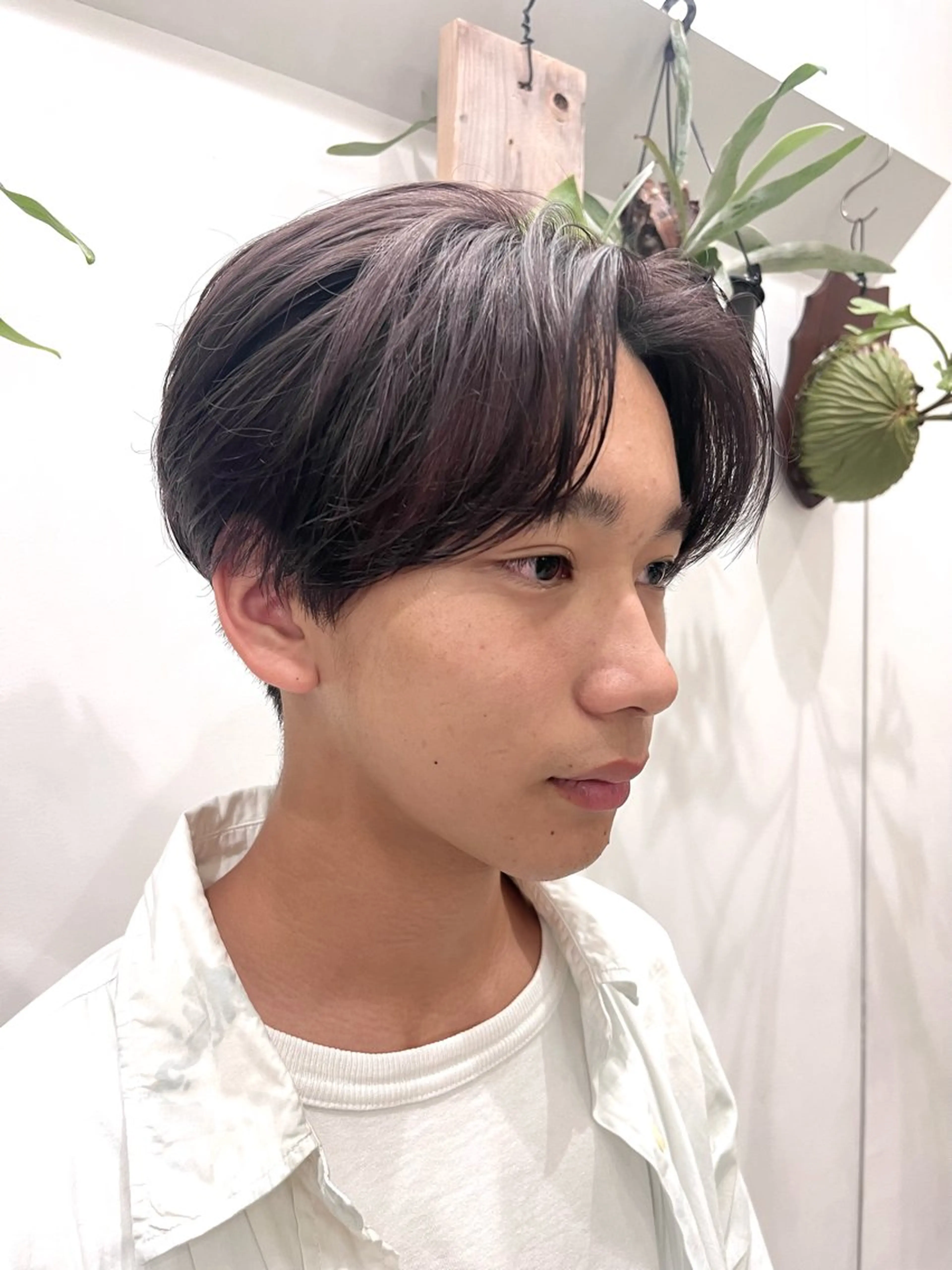 カラー メンズ ヘアカラー e’s 鎌倉　榊 桜のヘアスタイル