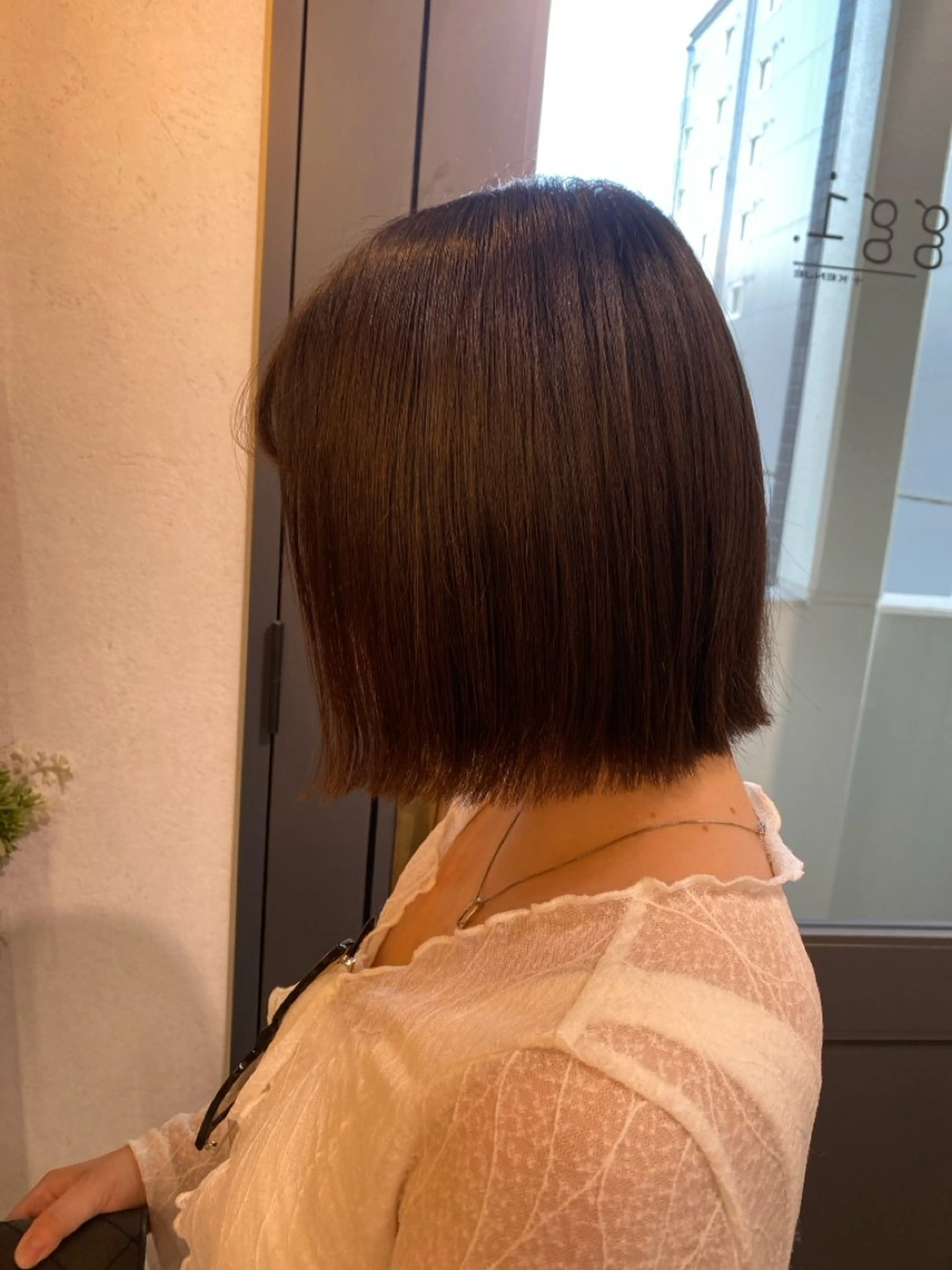 ミディアム 縮毛矯正 🖤🌀くるくる パーマ🌀🖤ayaのヘアスタイル