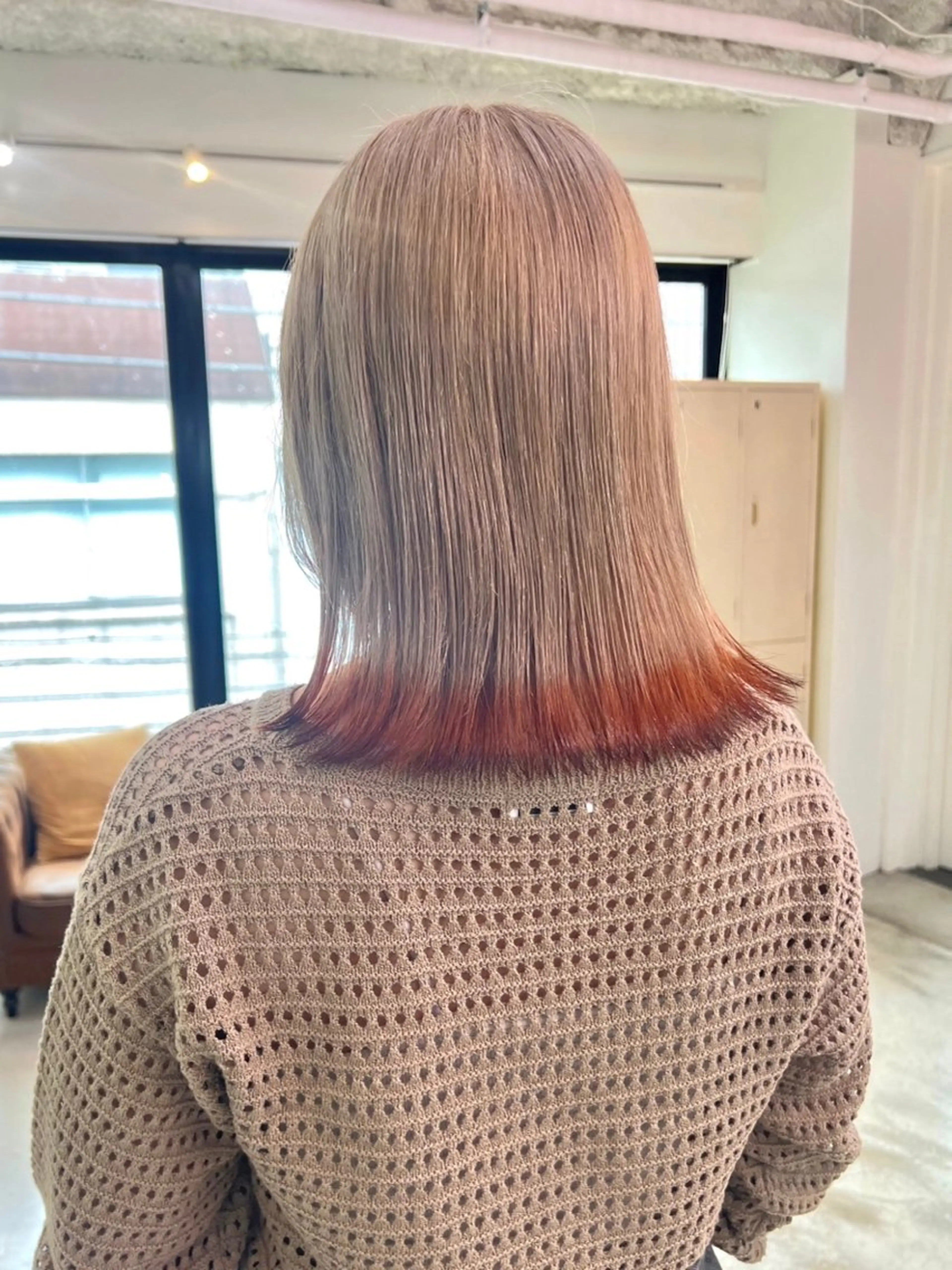 ミディアム ヘアカラー ラフ/カジュアル 📍オグマショウ📍のヘアスタイル