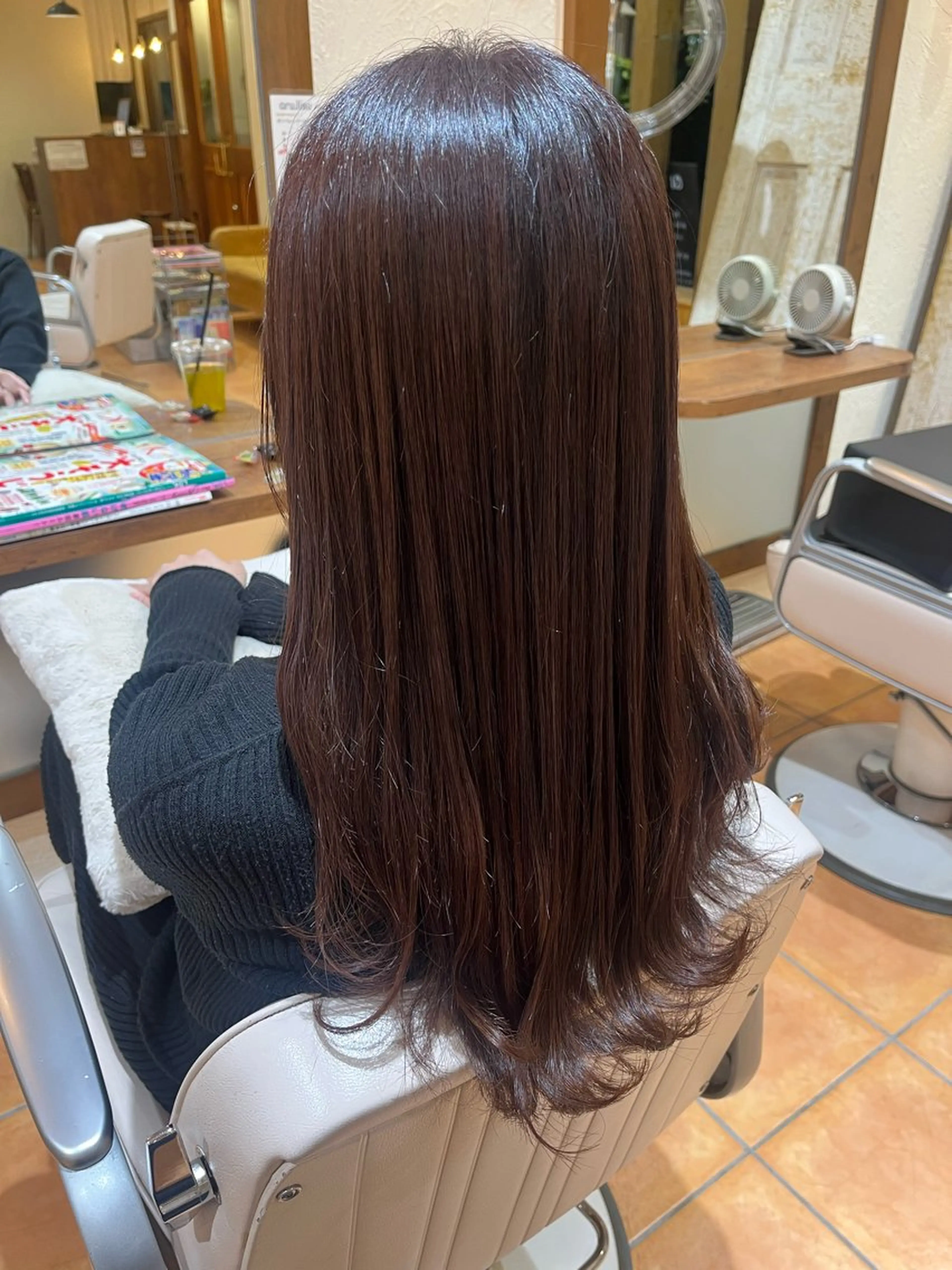 ロング カラー ブラウンカラー ラベンダーカラー カット ヘアカラー トリートメント aruJisu所属・細谷 麗々 / モデル募集中🌹のヘアスタイル