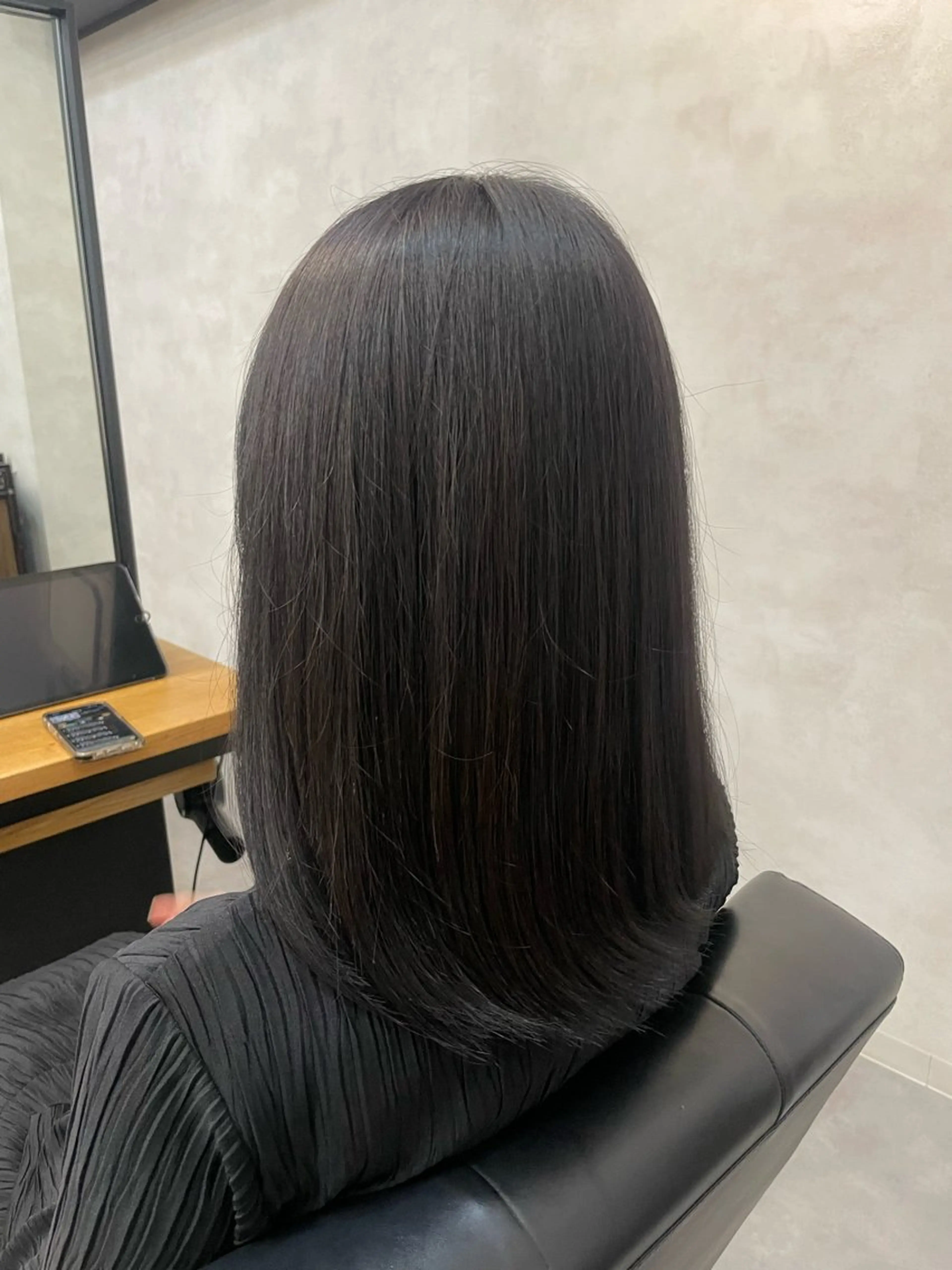 セミロング カラー ヘアカラー トリートメント 今村 南穂のヘアスタイル