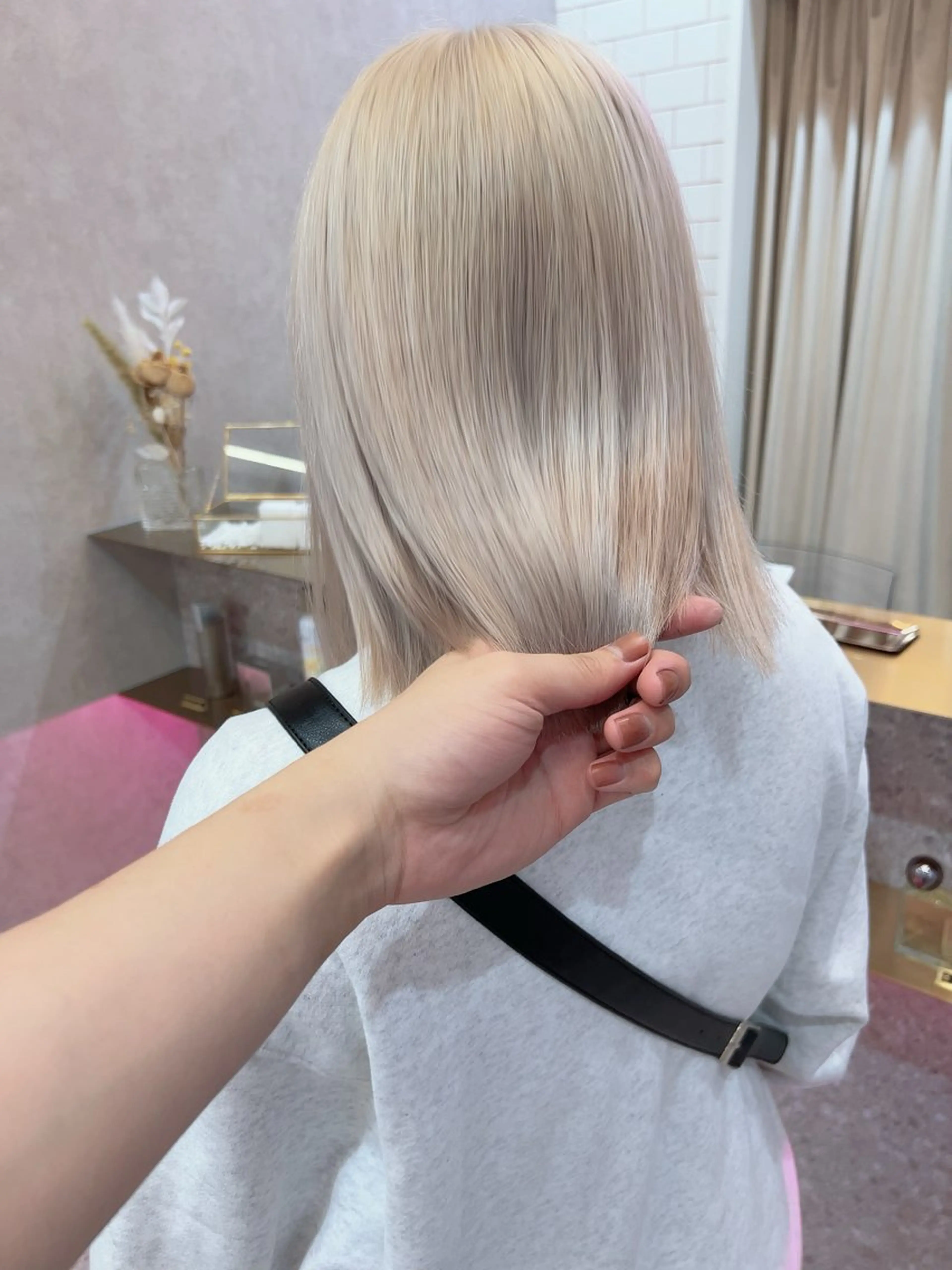 ミディアム ヘアカラー トリートメント Aster by One Bloom所属・Aster れおん💡⠜のヘアスタイル